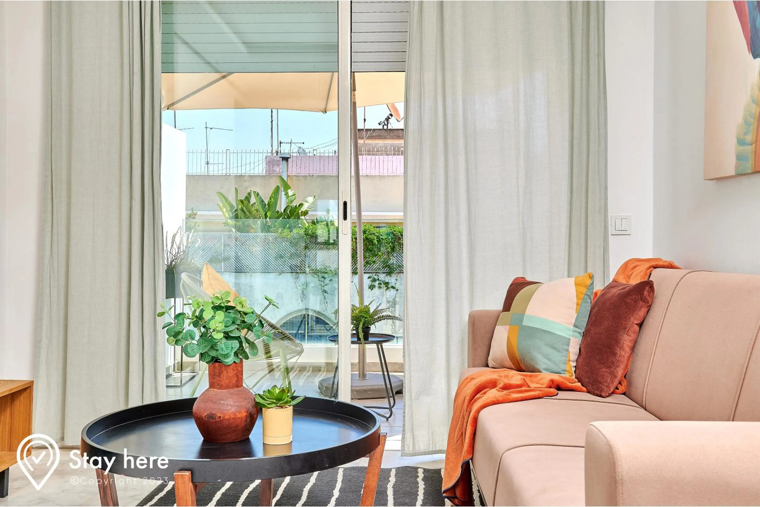 Living room in Stayhere Rabat - Agdal 1 - Comfort Residence