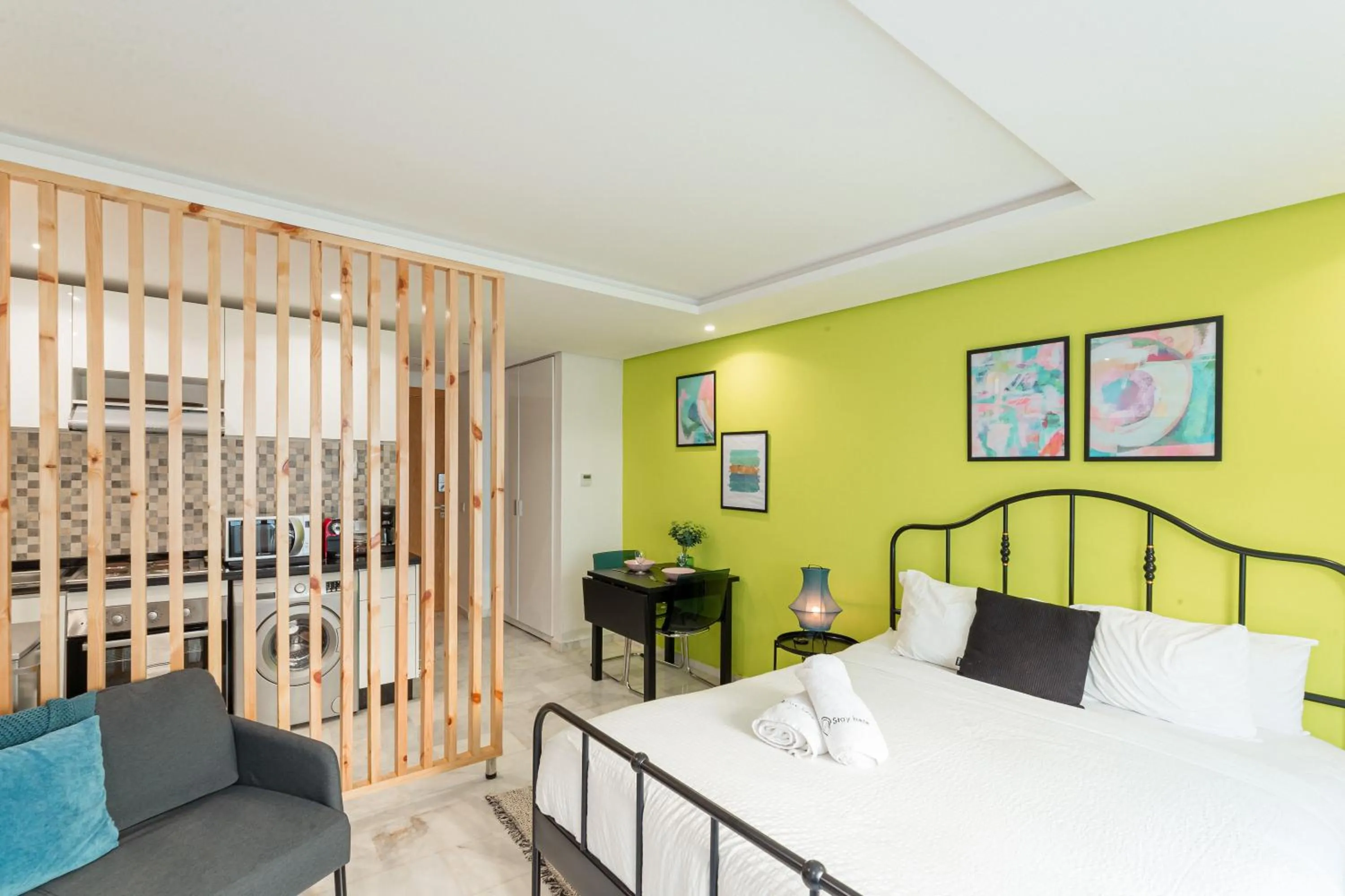 Bedroom, Bed in Stayhere Rabat - Agdal 1 - Comfort Residence