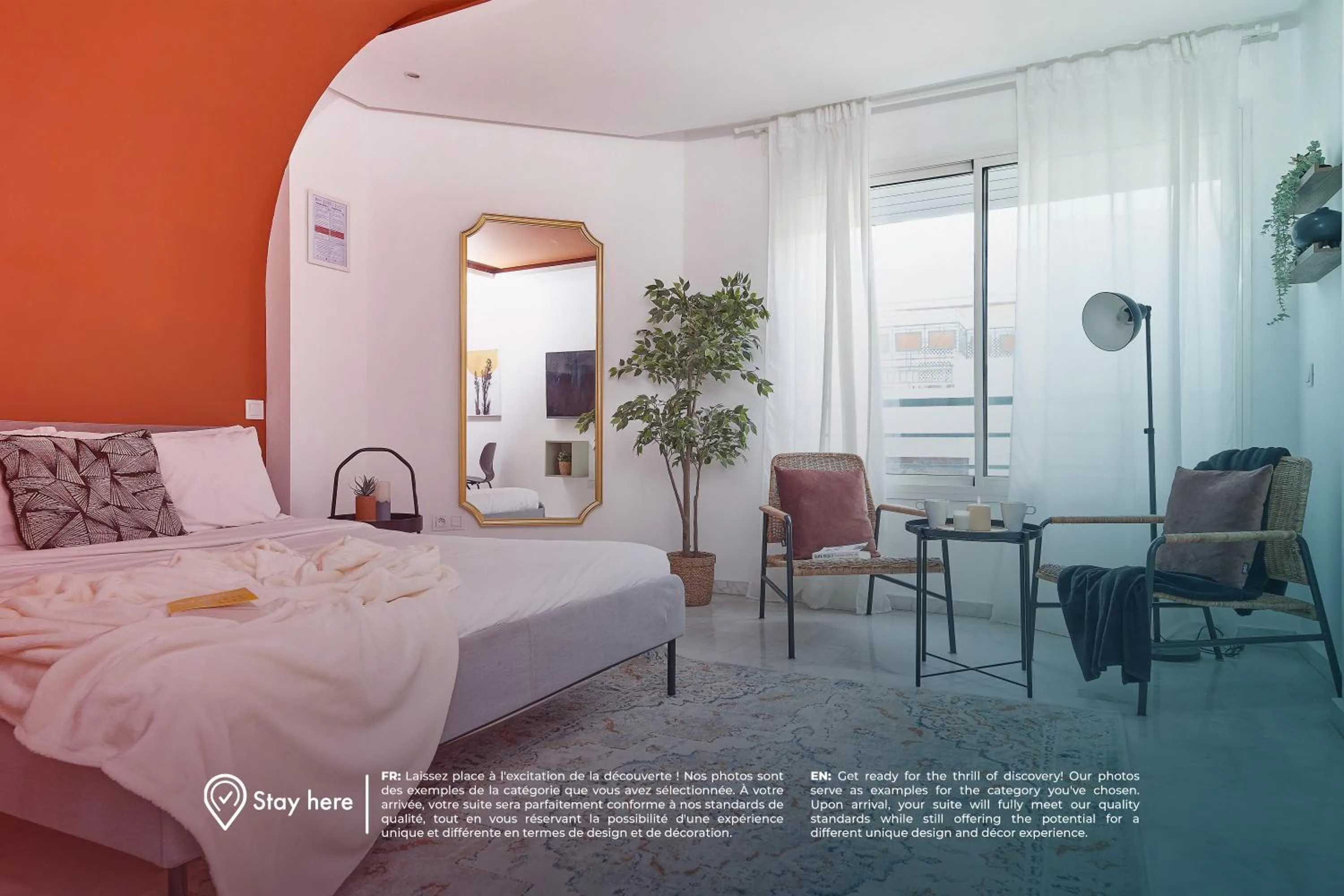 Bed in Stayhere Rabat - Agdal 1 - Comfort Residence