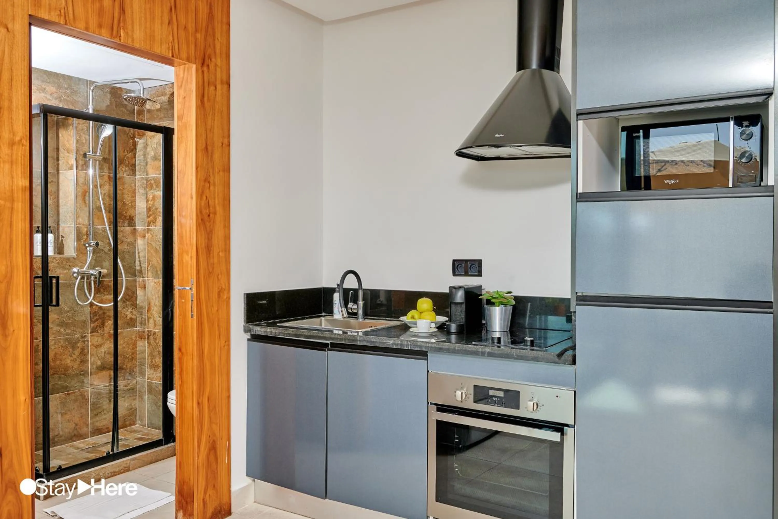 Kitchen or kitchenette in Stayhere Rabat - Agdal 1 - Comfort Residence