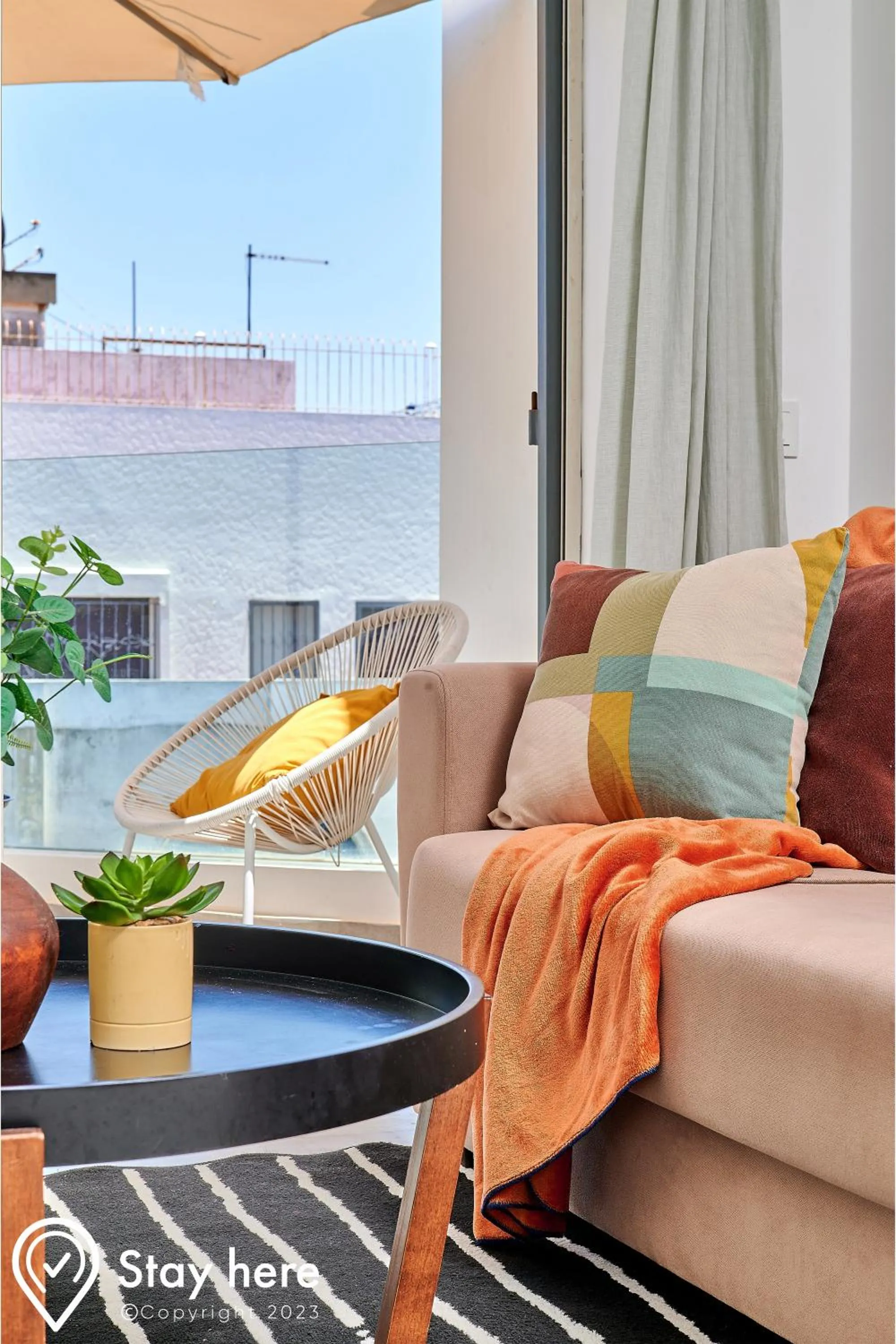 Living room in Stayhere Rabat - Agdal 1 - Comfort Residence