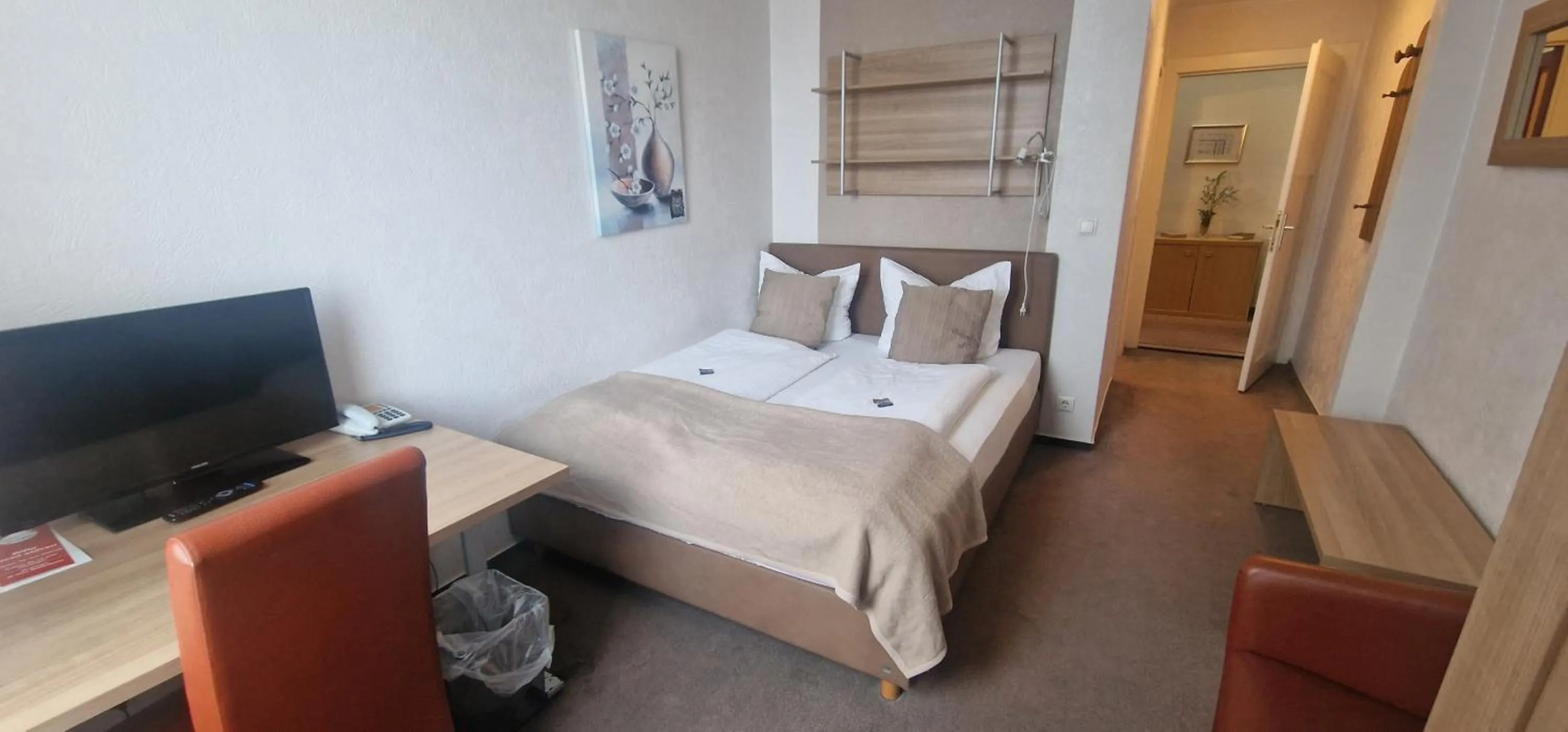 Bed in Hotel-Restaurant Wilhelmsbad