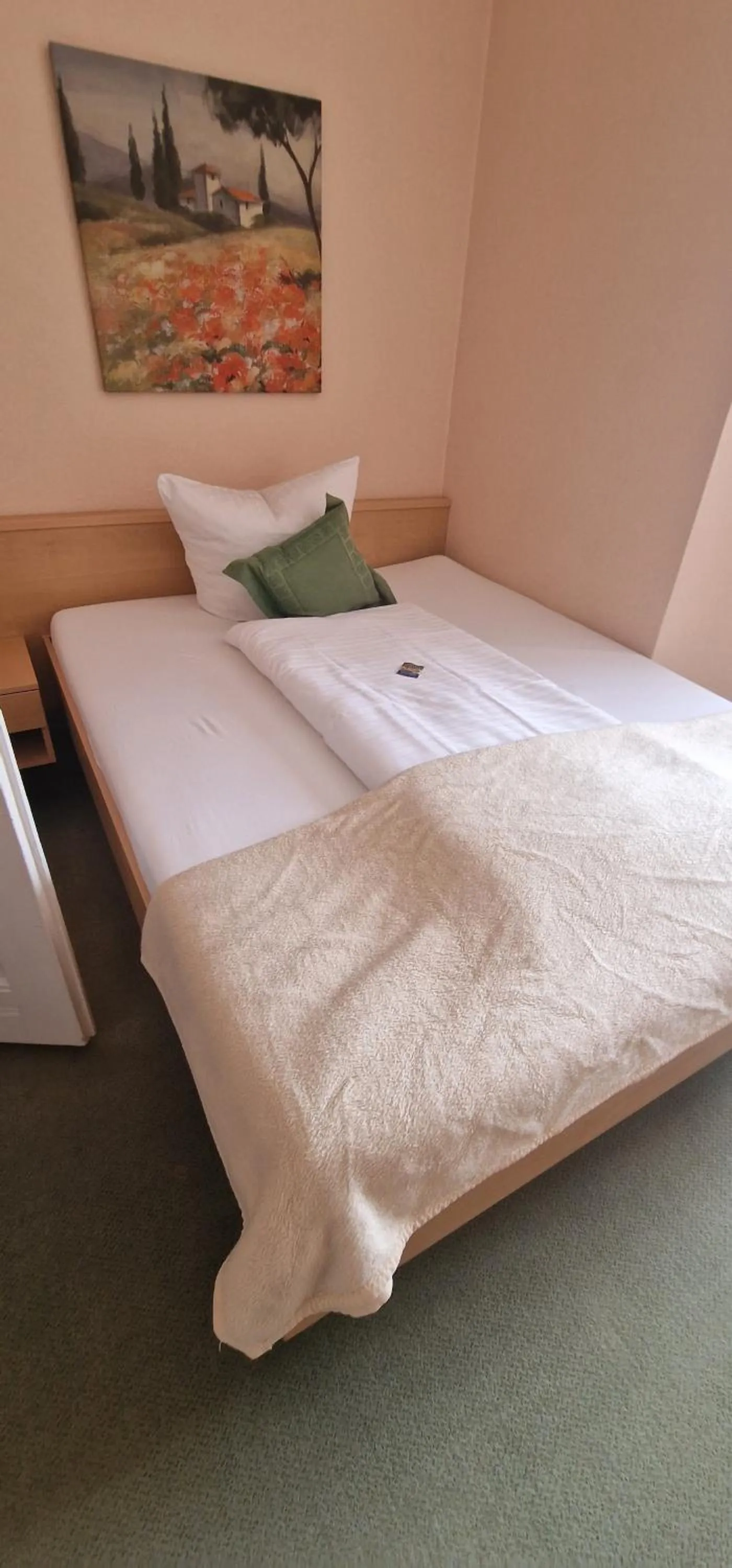 Bed in Hotel-Restaurant Wilhelmsbad