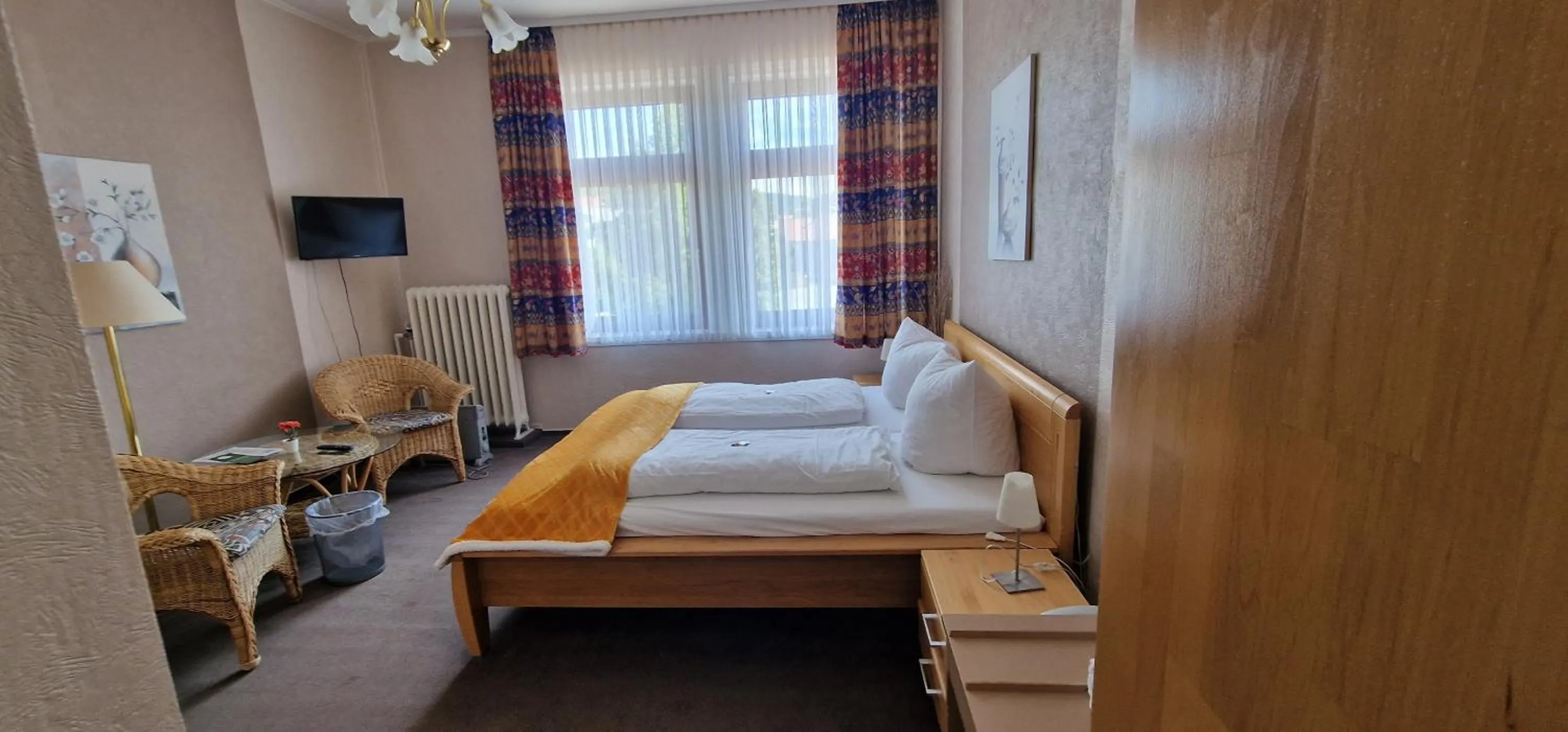 Bed in Hotel-Restaurant Wilhelmsbad