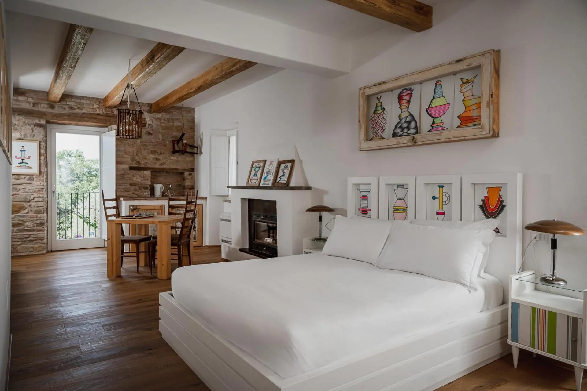 Bedroom, Bed in Castello di Granarola Relais - Adults Friendly -