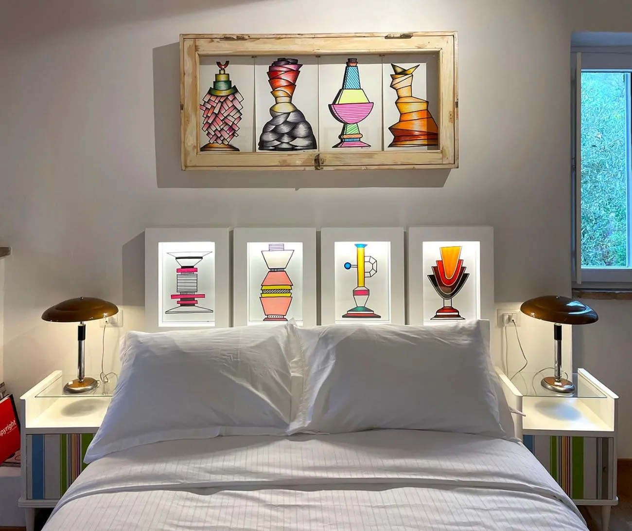 Decorative detail, Bed in Castello di Granarola Relais - Adults Friendly -