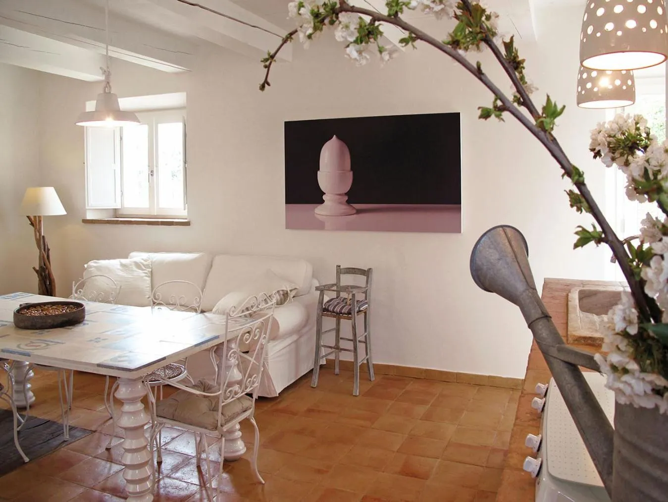 Communal lounge/ TV room in Castello di Granarola Relais - Adults Friendly -