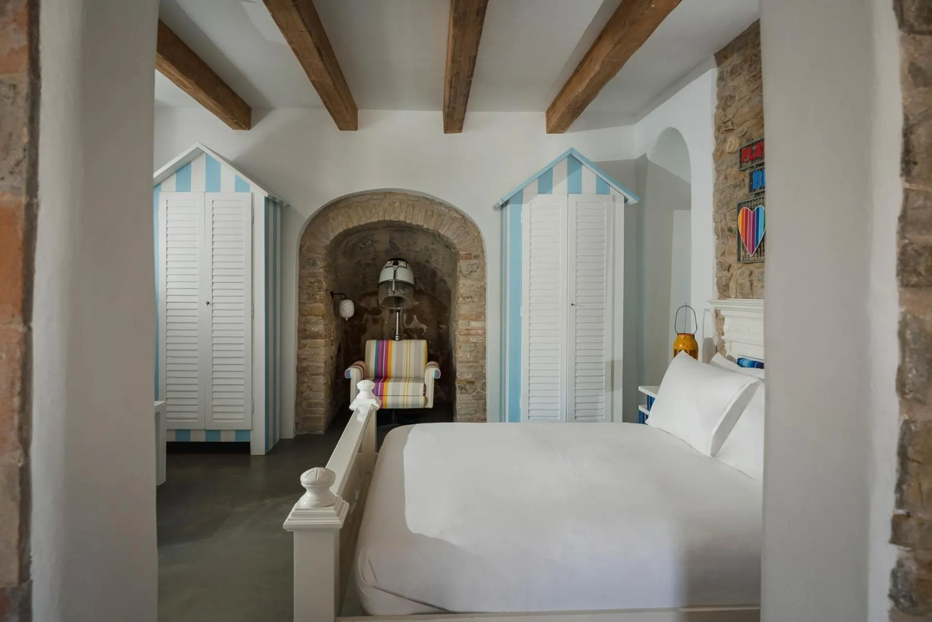 Bedroom, Bed in Castello di Granarola Relais - Adults Friendly -