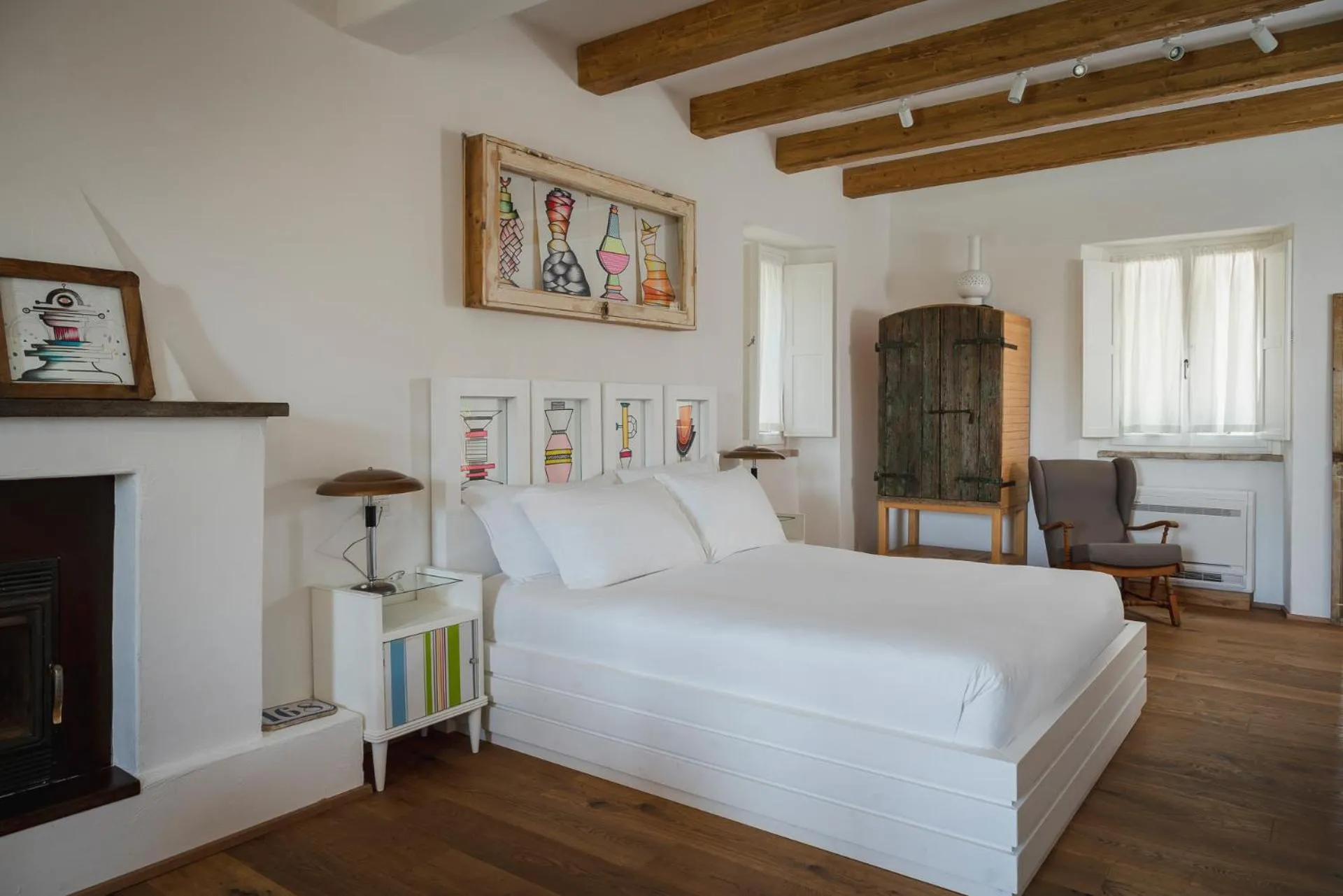 Bedroom, Bed in Castello di Granarola Relais - Adults Friendly -