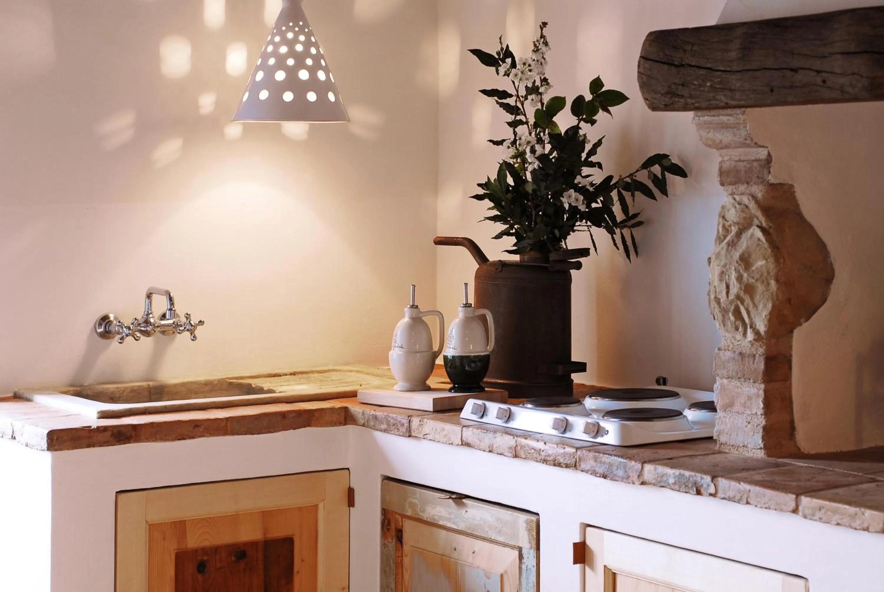 Kitchen or kitchenette in Castello di Granarola Relais - Adults Friendly -