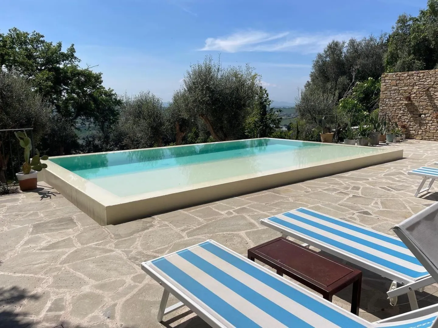 Pool view in Castello di Granarola Relais - Adults Friendly -