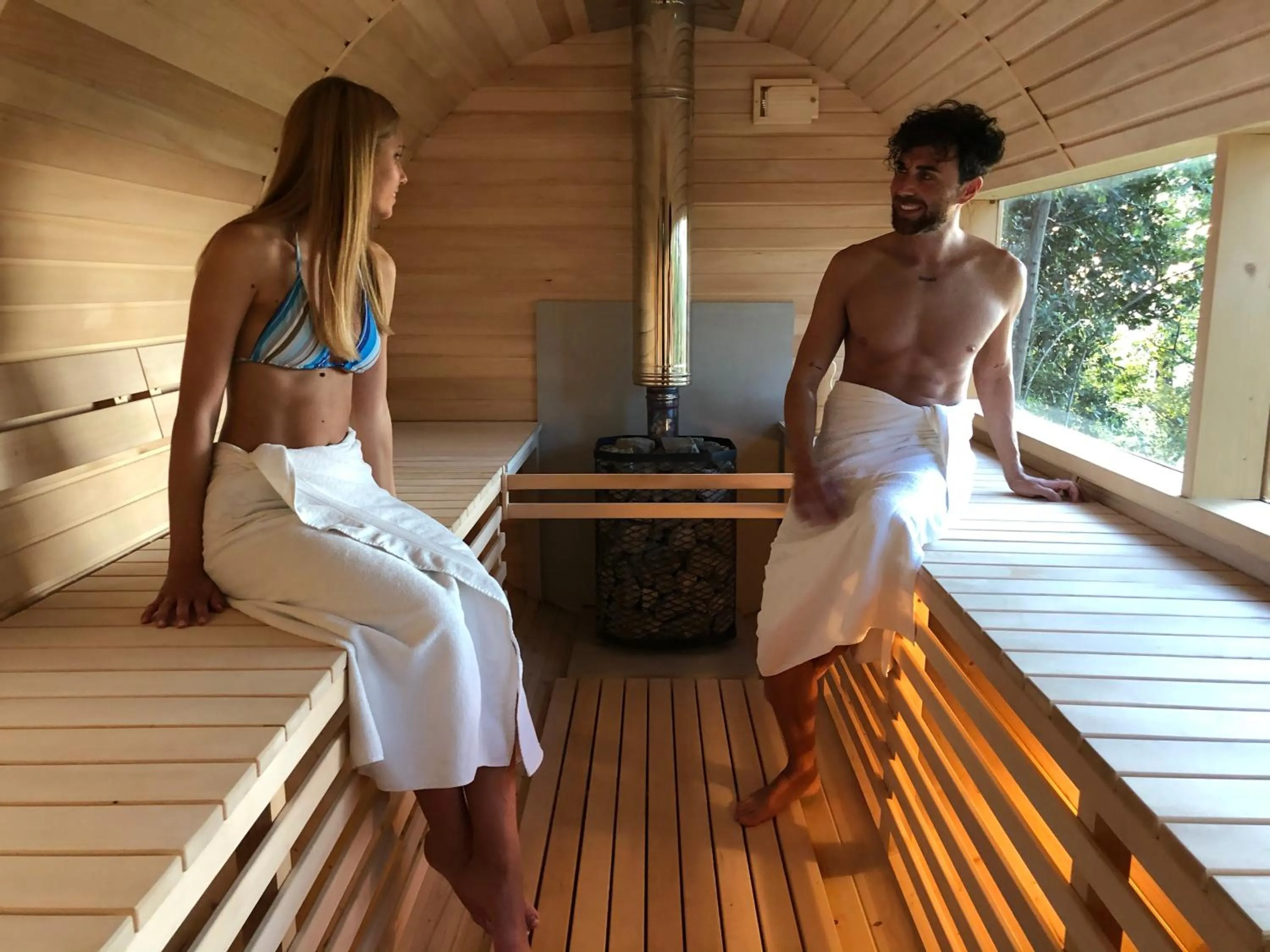 Sauna in Castello di Granarola Relais - Adults Friendly -