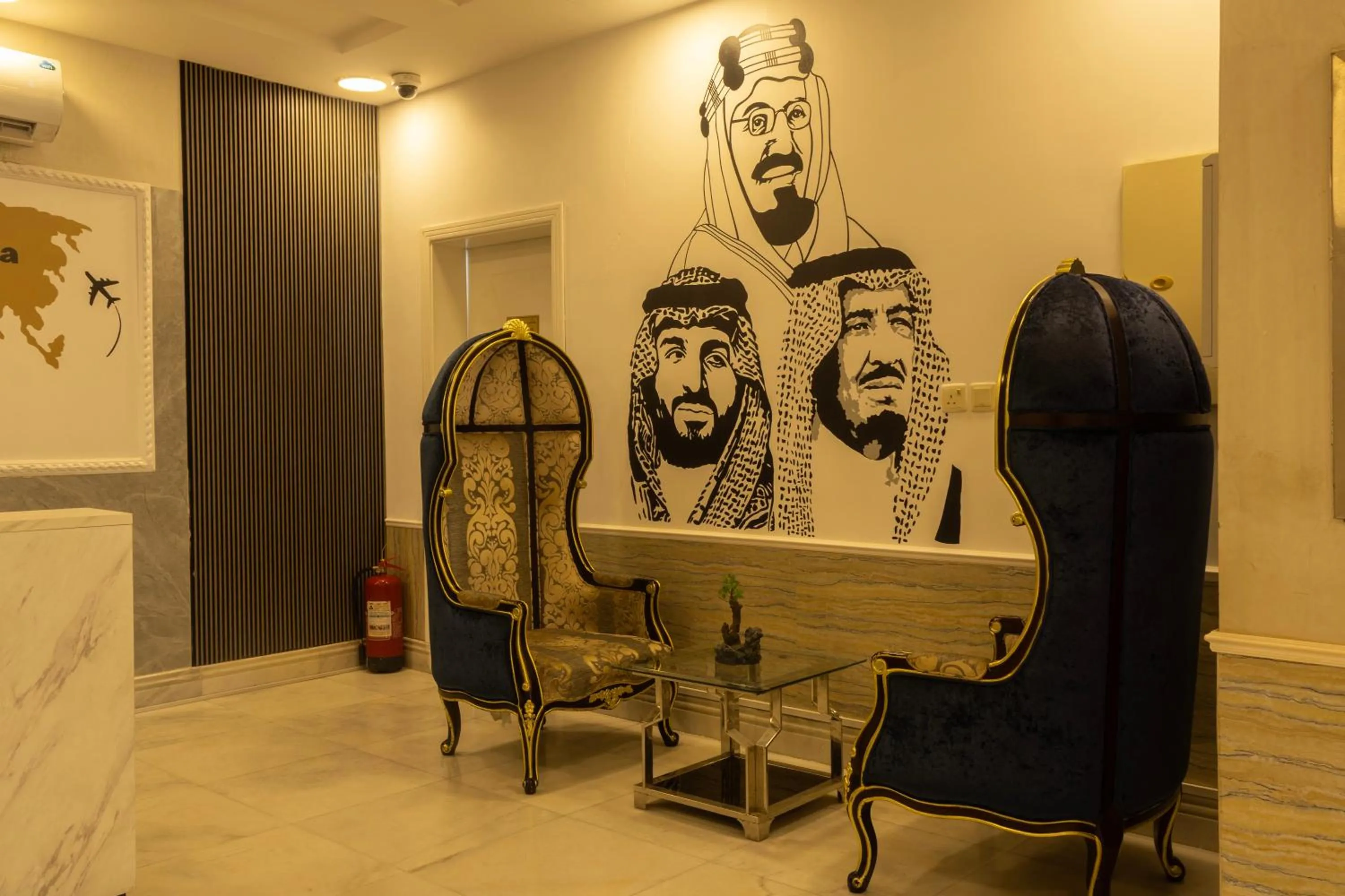 Seating area in Areen Al Naeem Served Apartments