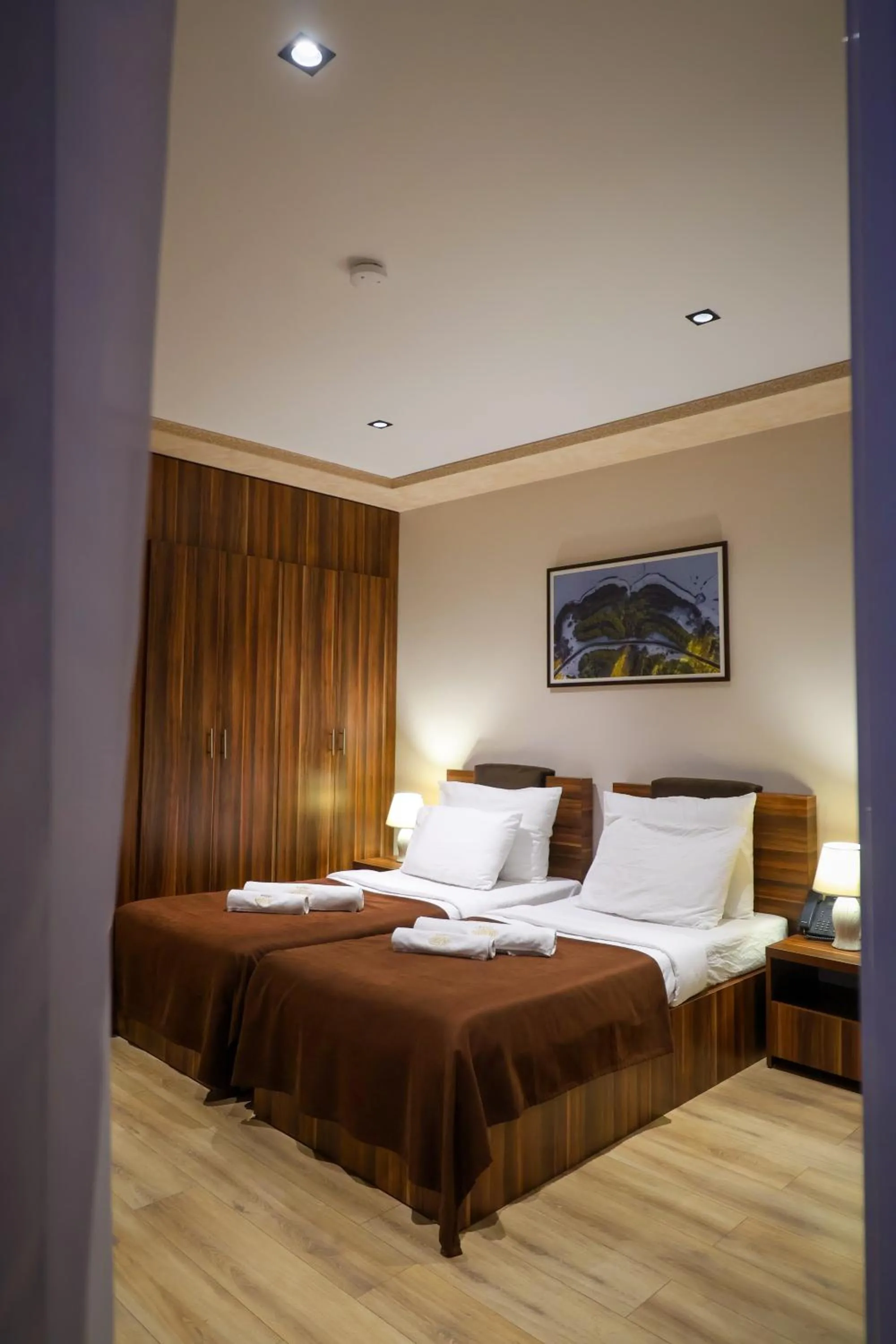 Bed in Hotel Semitronix