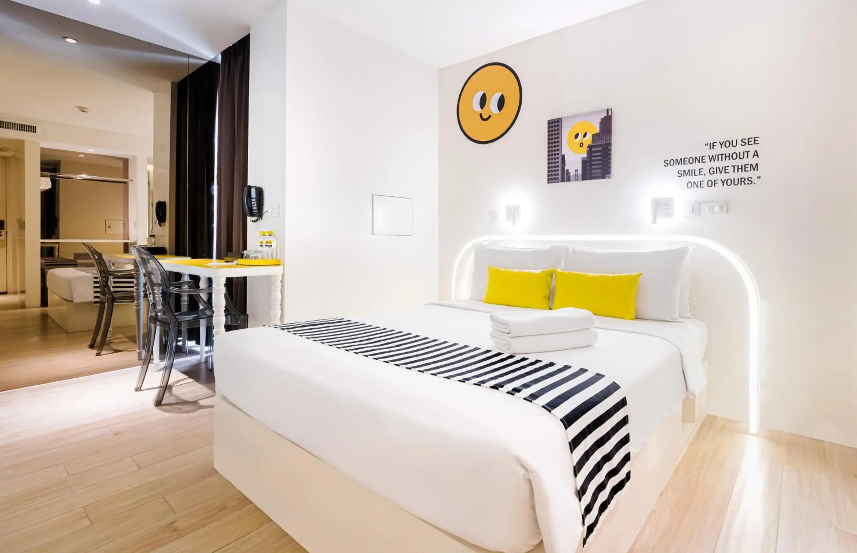 Photo of the whole room in Mood Hotel Pattaya Photo of the whole room in Mood Hotel Pattaya