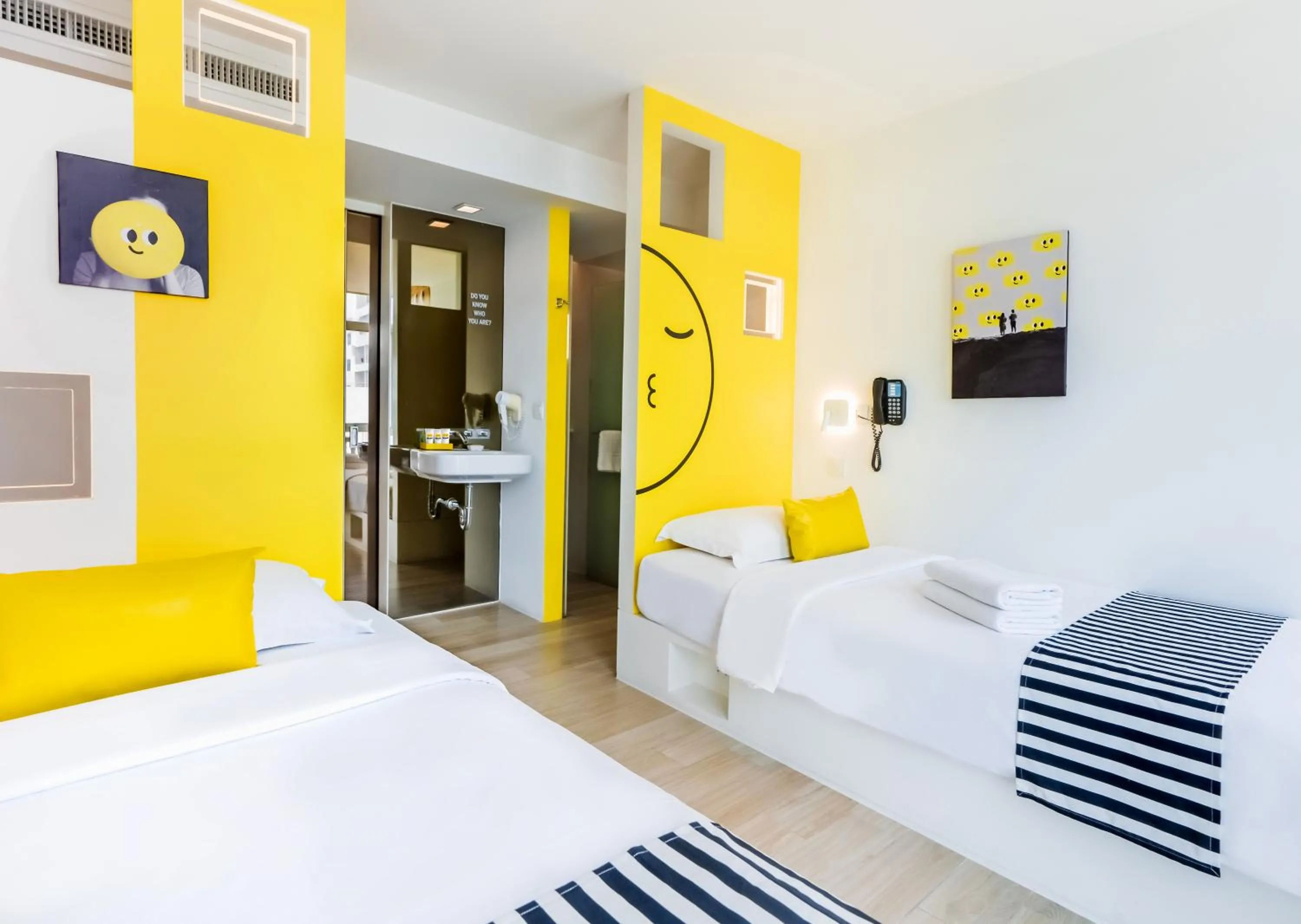 Bedroom in Mood Hotel Pattaya