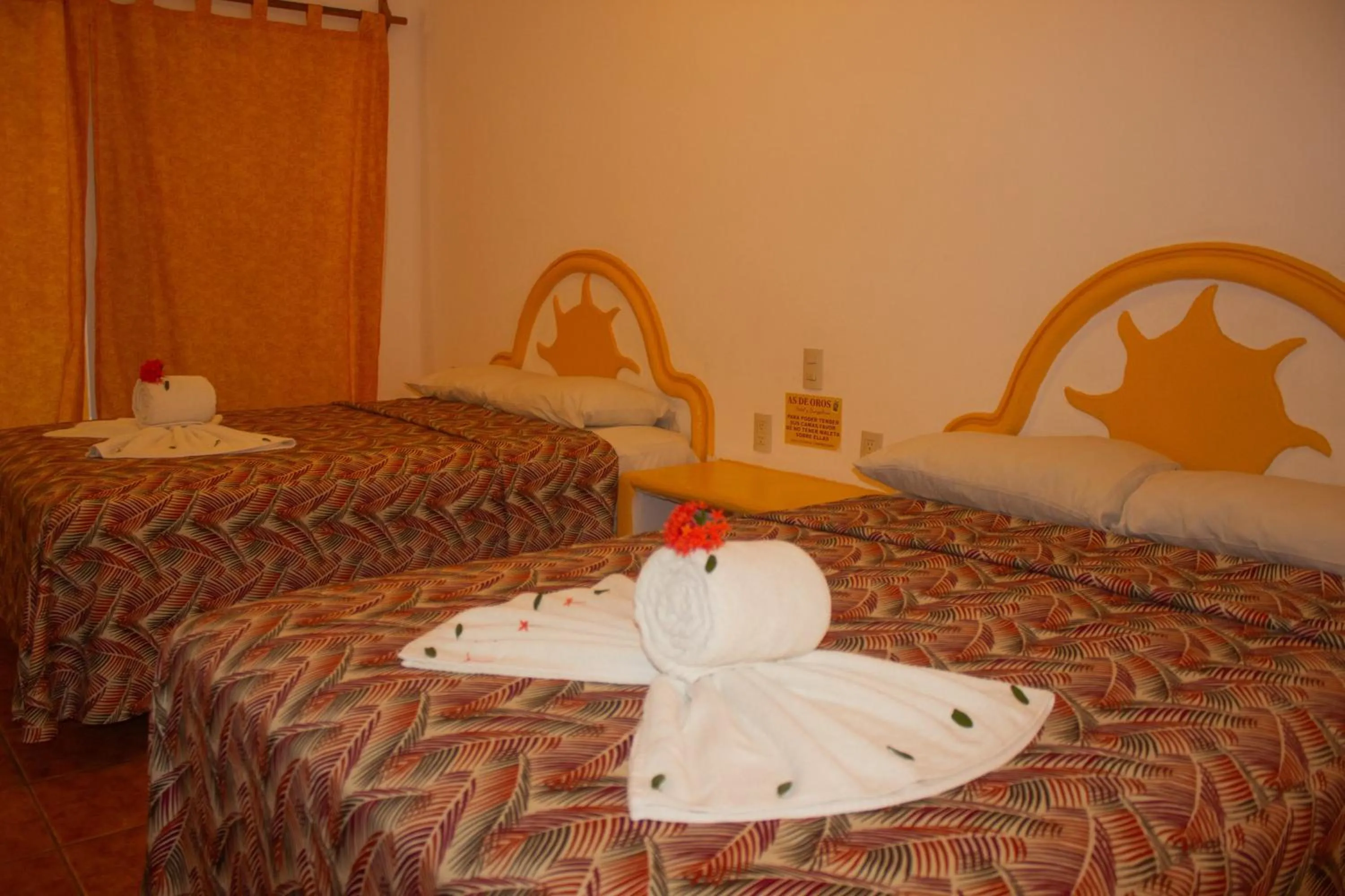 Bed in Bungalows As D' Oros Deluxe