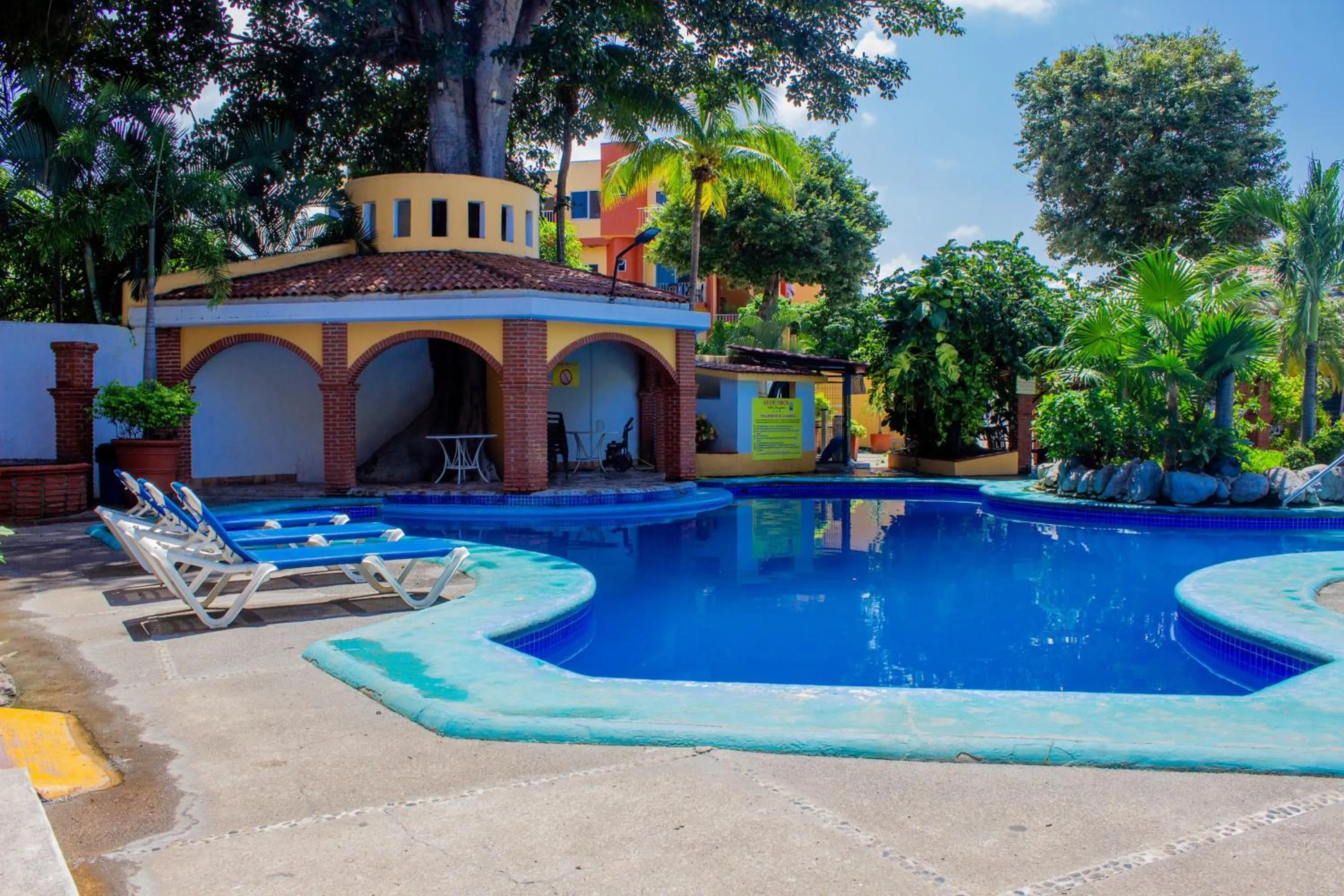 Swimming pool in Bungalows As D' Oros Deluxe
