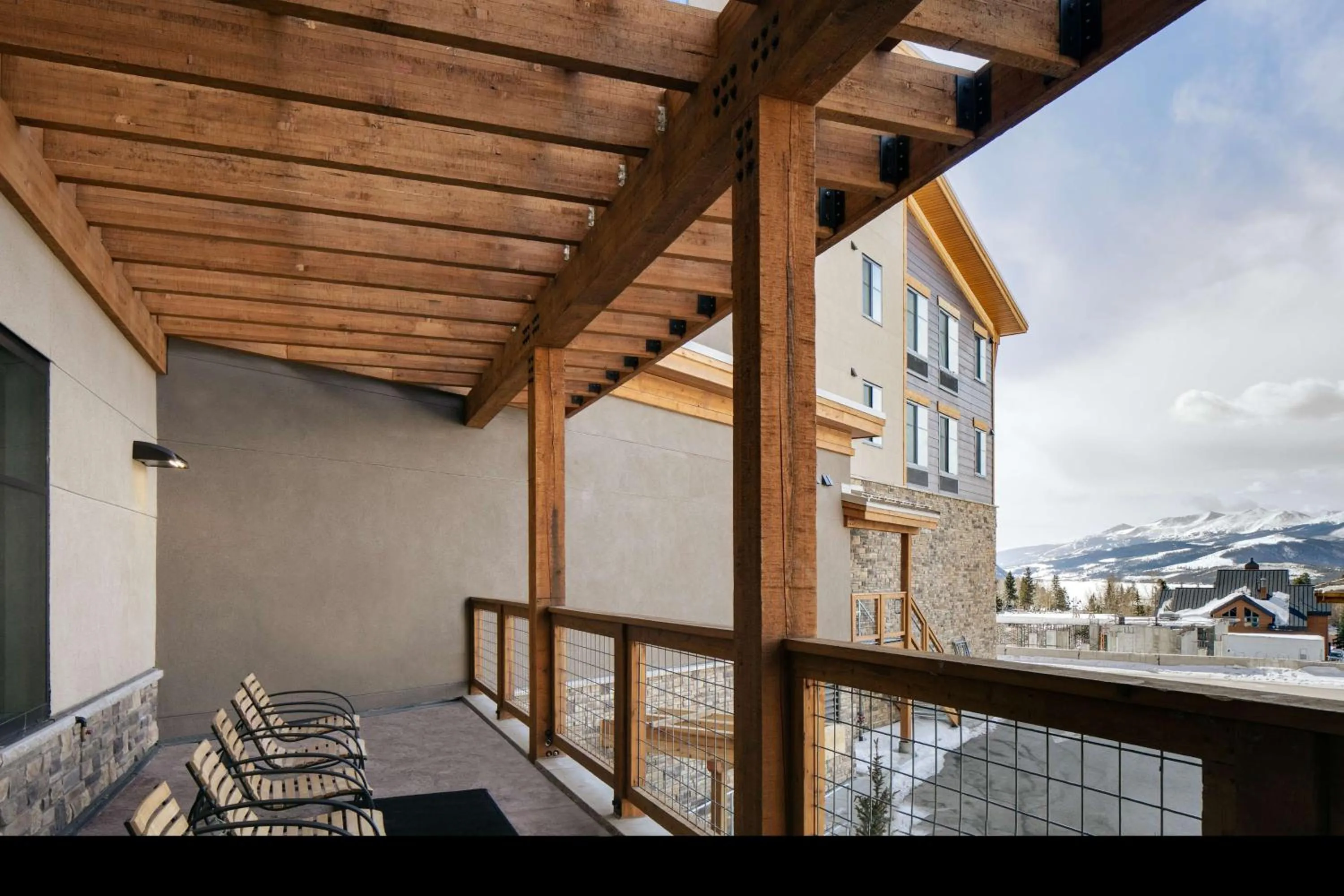 Patio in Homewood Suites By Hilton Dillon