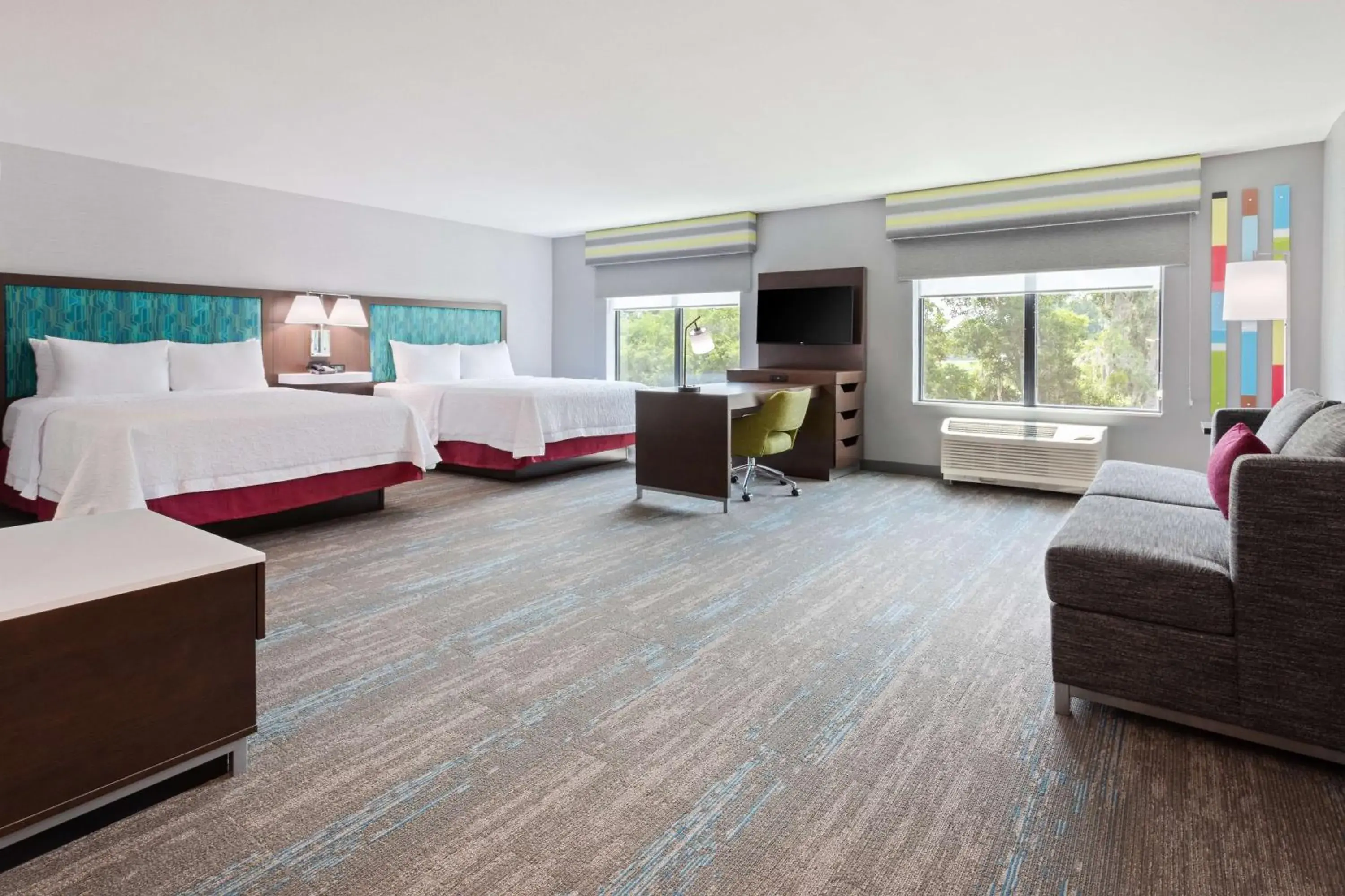 Queen Suite with Two Queen Beds - Non-Smoking in Hampton Inn & Suites Alachua I-75, FL Queen Suite with Two Queen Beds - Non-Smoking in Hampton Inn & Suites Alachua I-75, FL