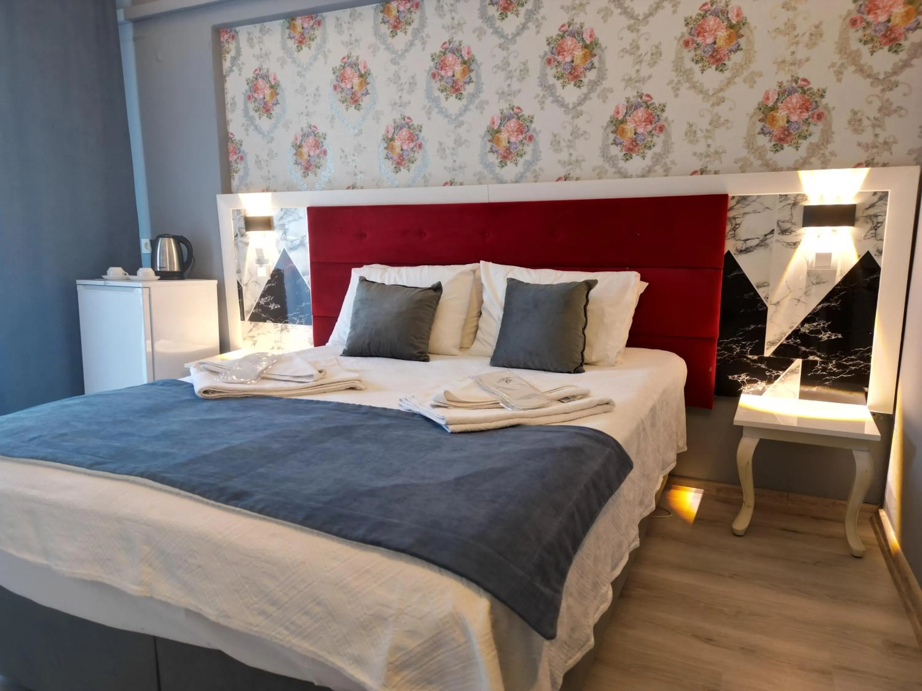 Bed in Akman City Hotel