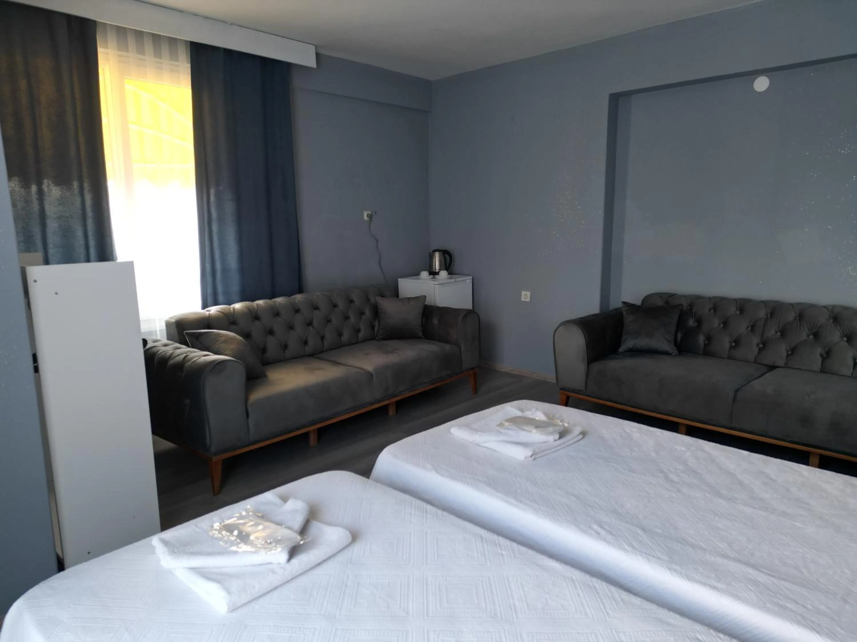 Bed in Akman City Hotel