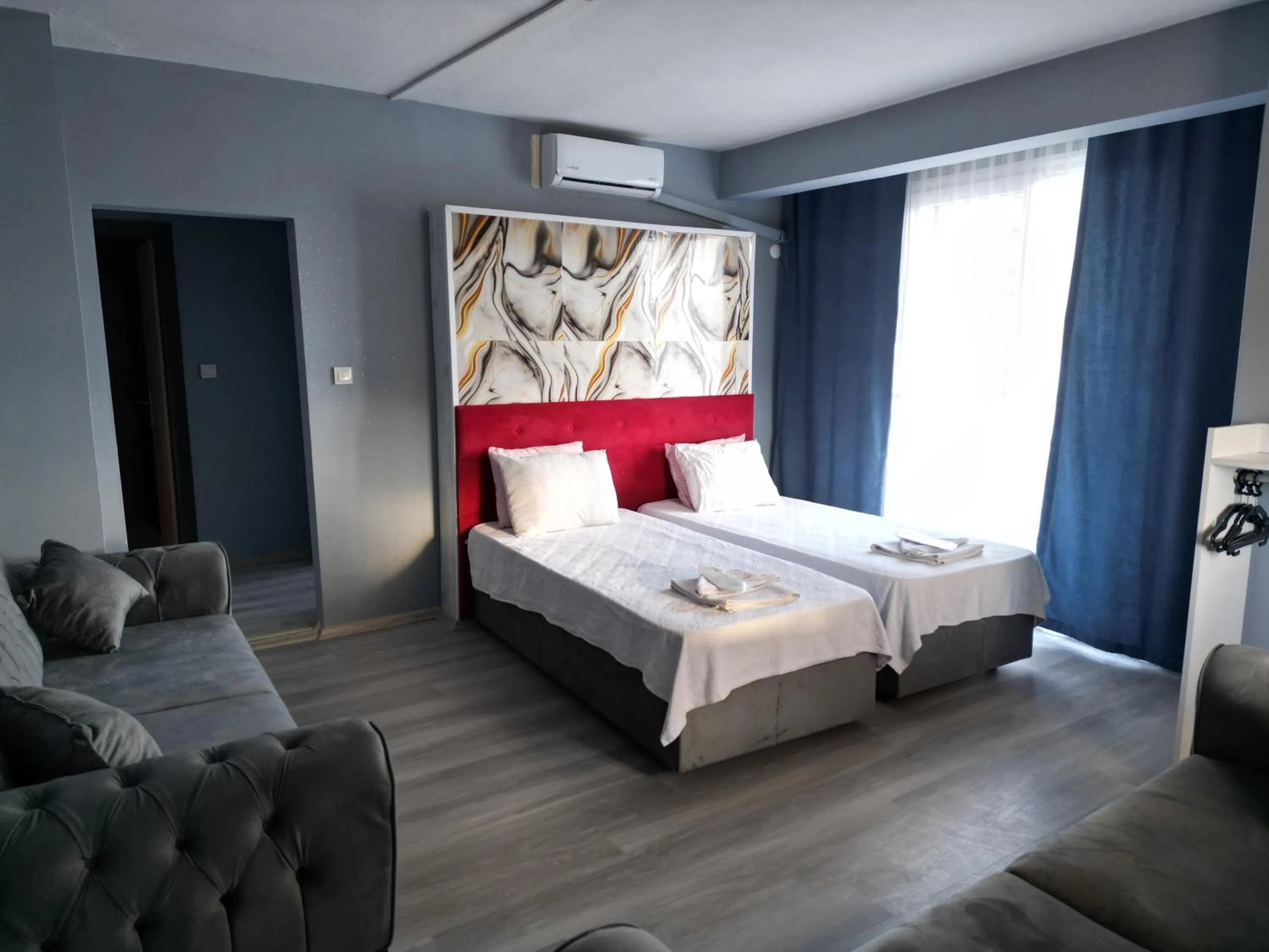 Bed in Akman City Hotel