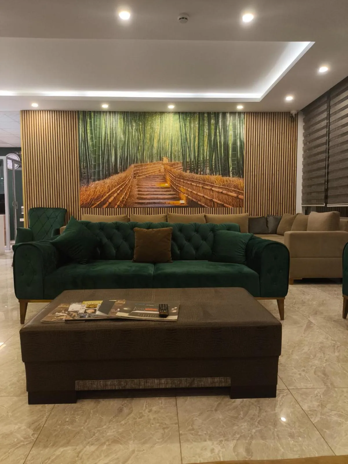 Seating area in Akman City Hotel