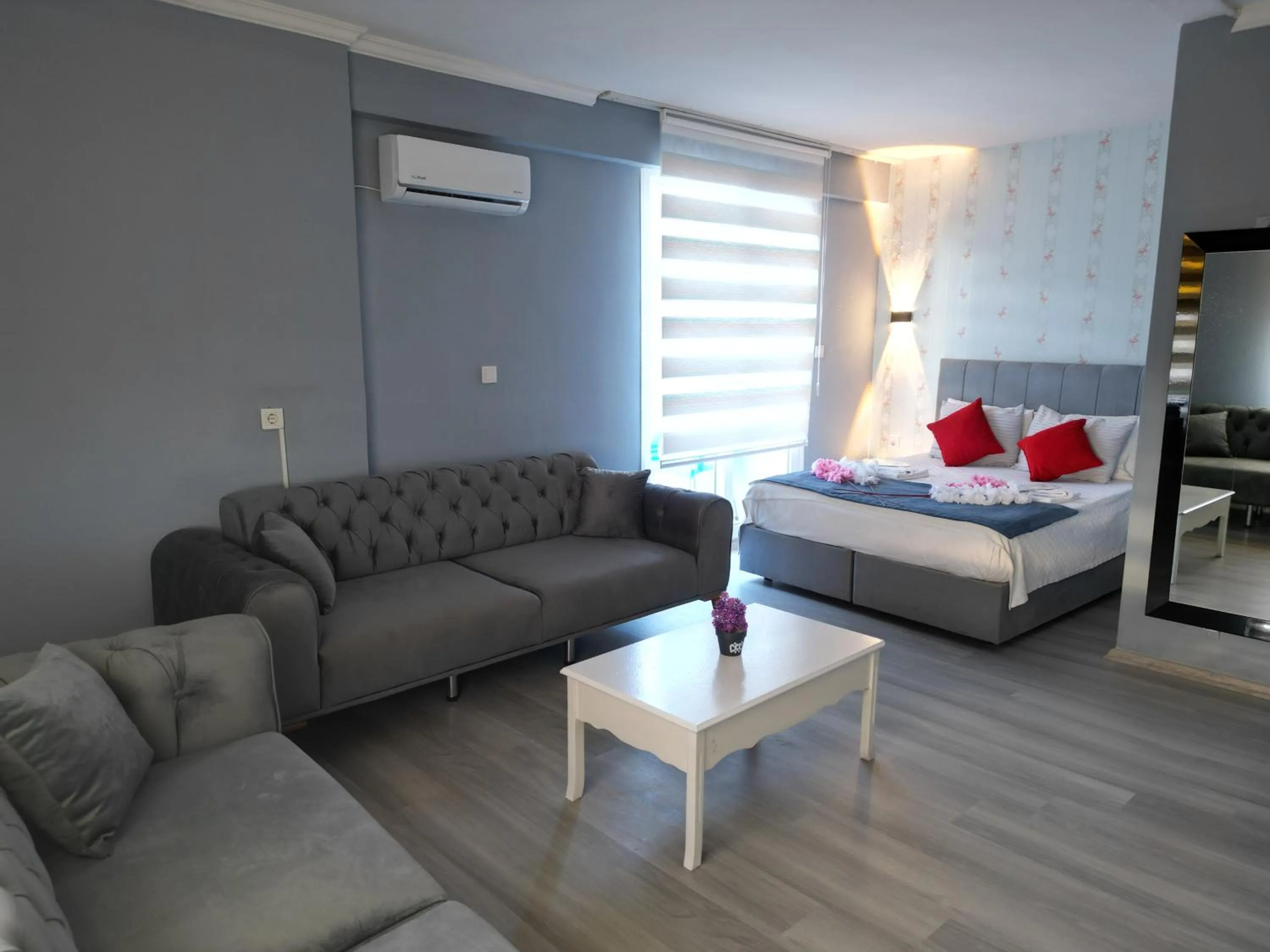 Bed in Akman City Hotel