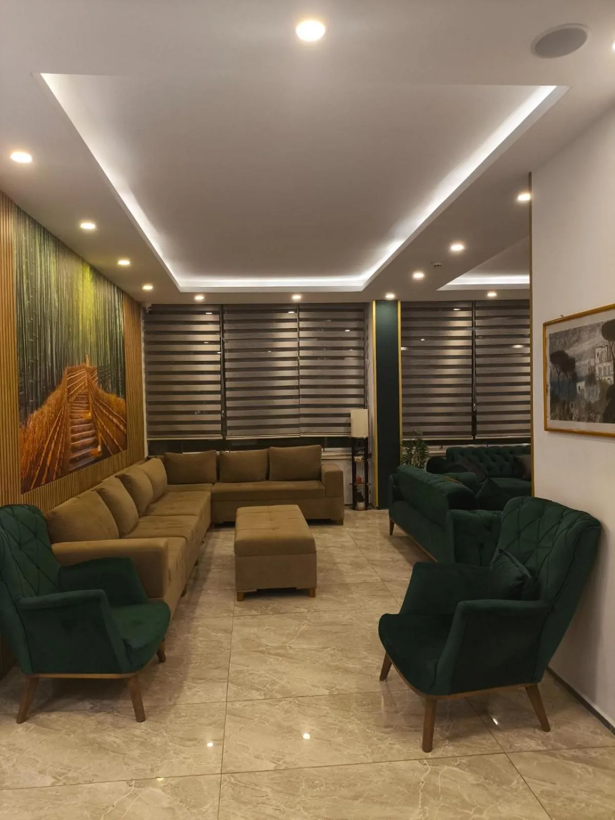 Seating area in Akman City Hotel