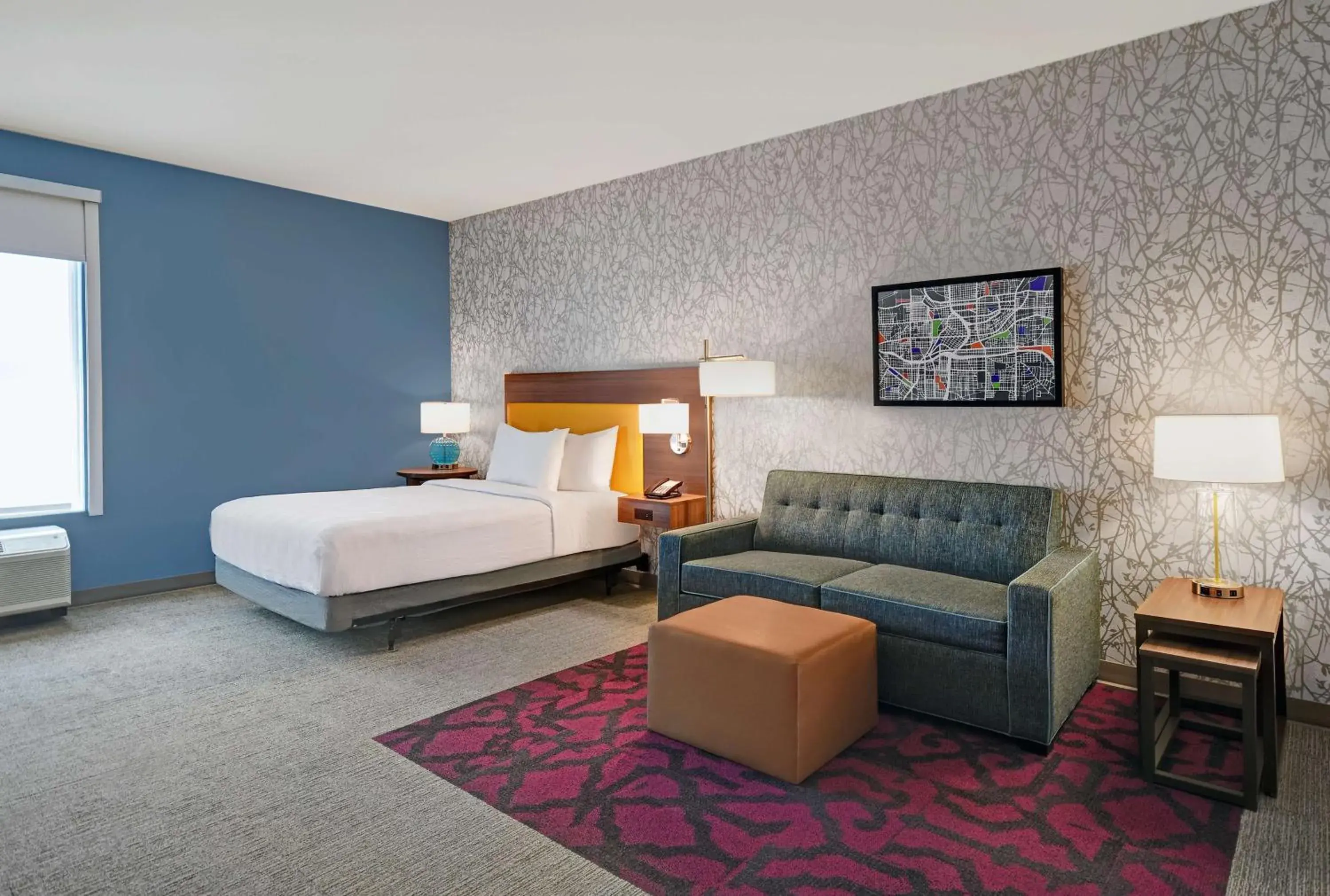 Living room, Bed in Home2 Suites by Hilton Atlanta Airport North Living room, Bed in Home2 Suites by Hilton Atlanta Airport North