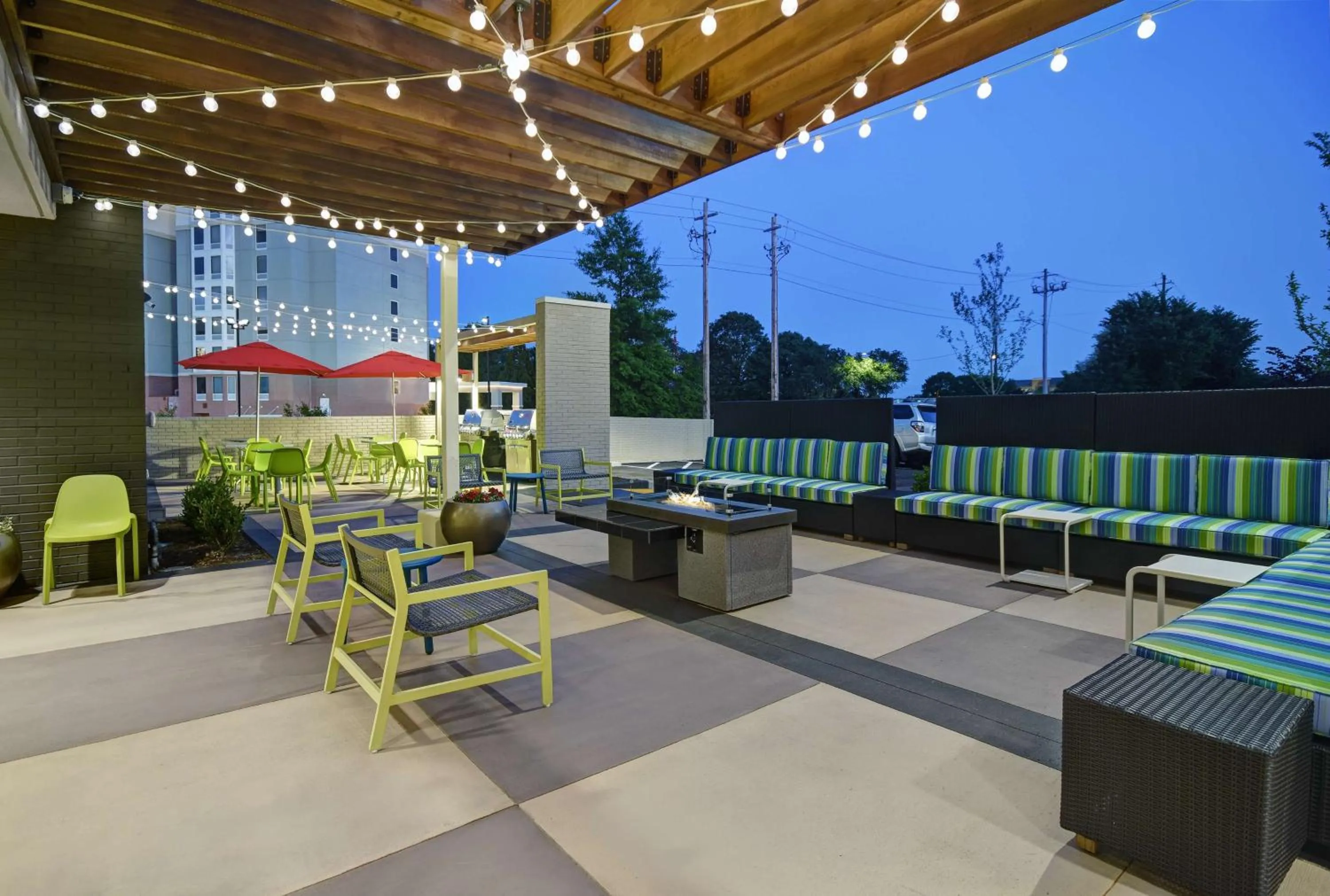 Patio in Home2 Suites by Hilton Atlanta Airport North