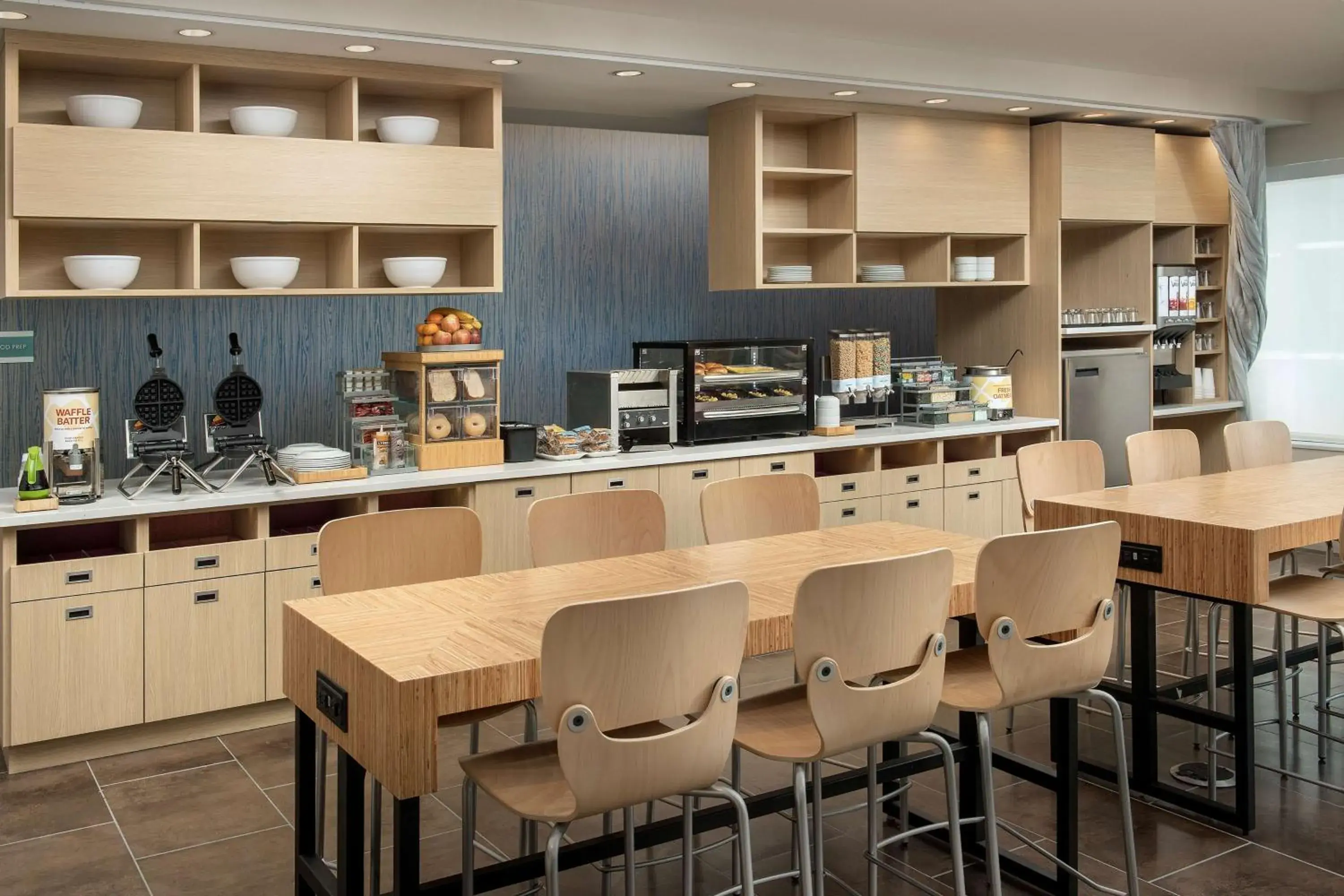 Breakfast in Home2 Suites by Hilton Orlando Downtown, FL Breakfast in Home2 Suites by Hilton Orlando Downtown, FL