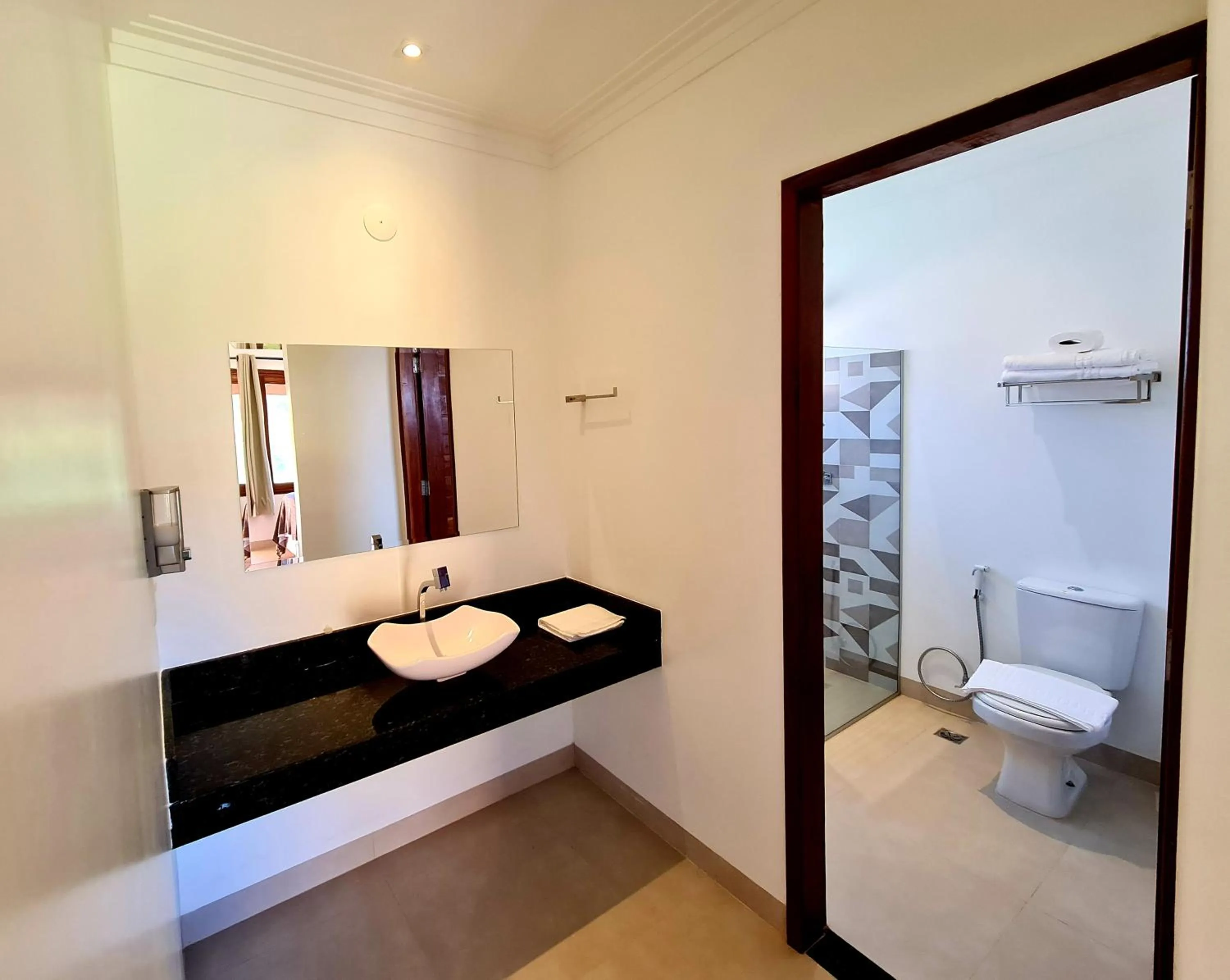 Bathroom in Pousada Camarás