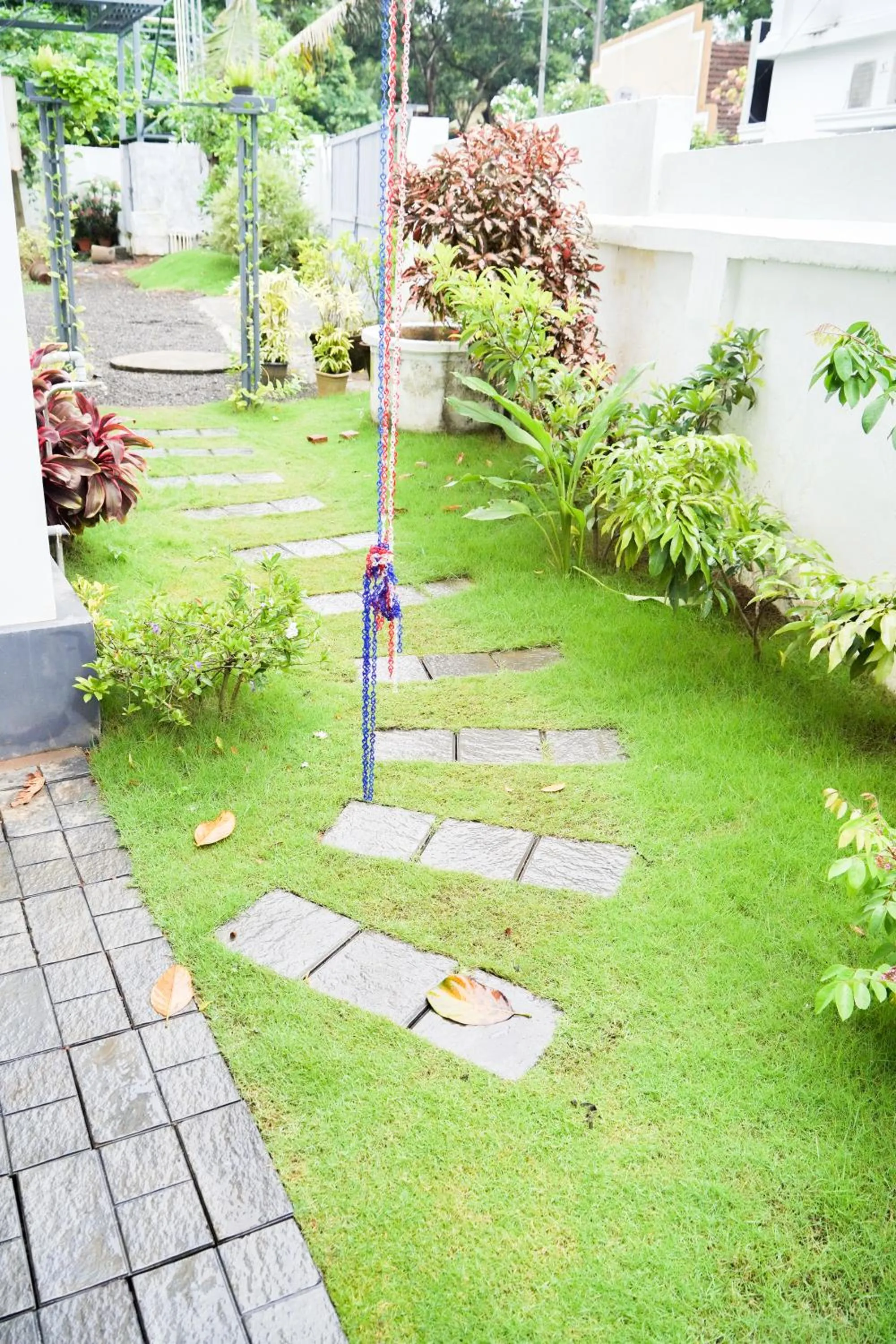 Garden view in Oceana Hills Residency