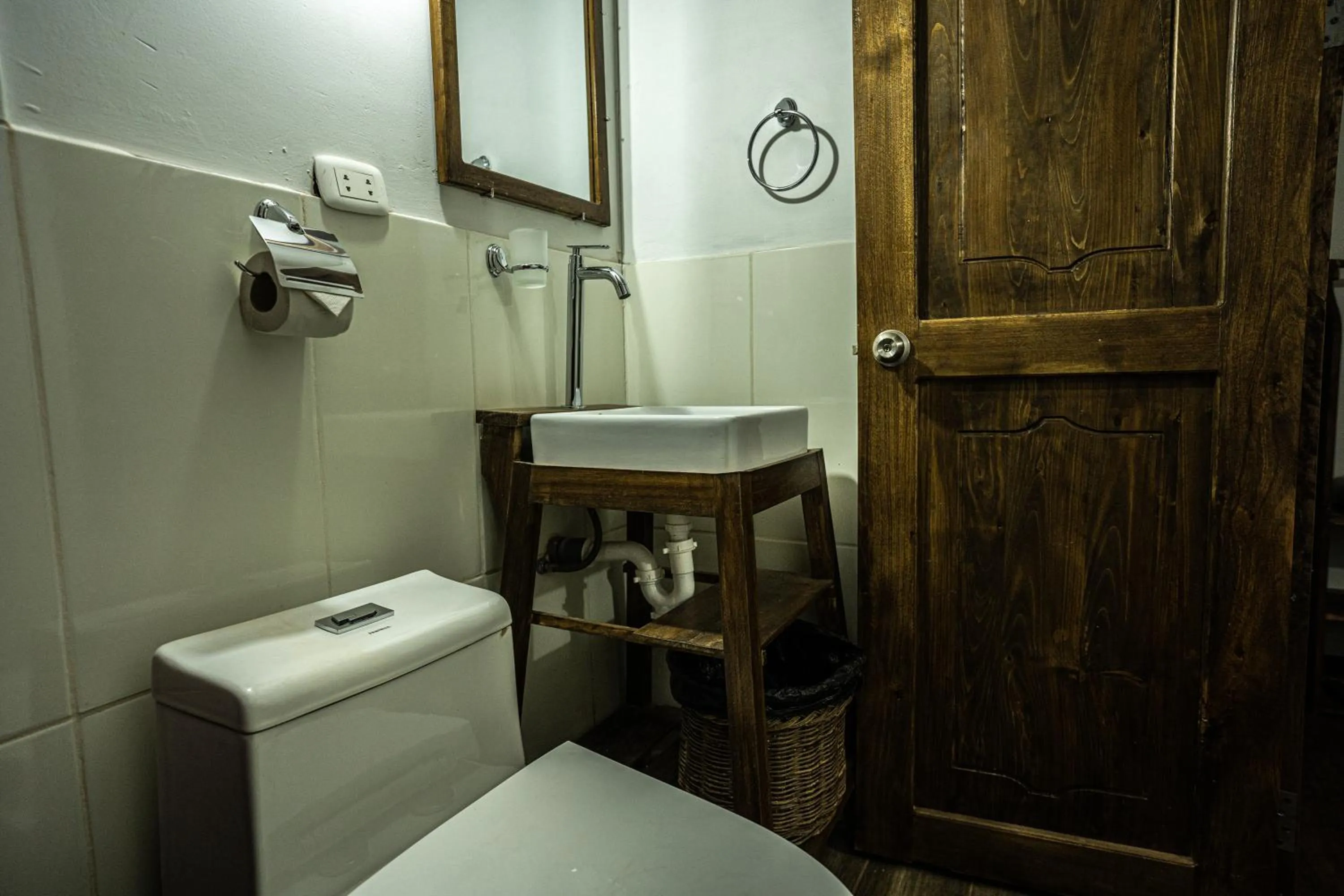 Bathroom in MAMA GREEN HOSTAL - Eco Andean Experience and Permaculture Farm - Vegetarian Breakfast