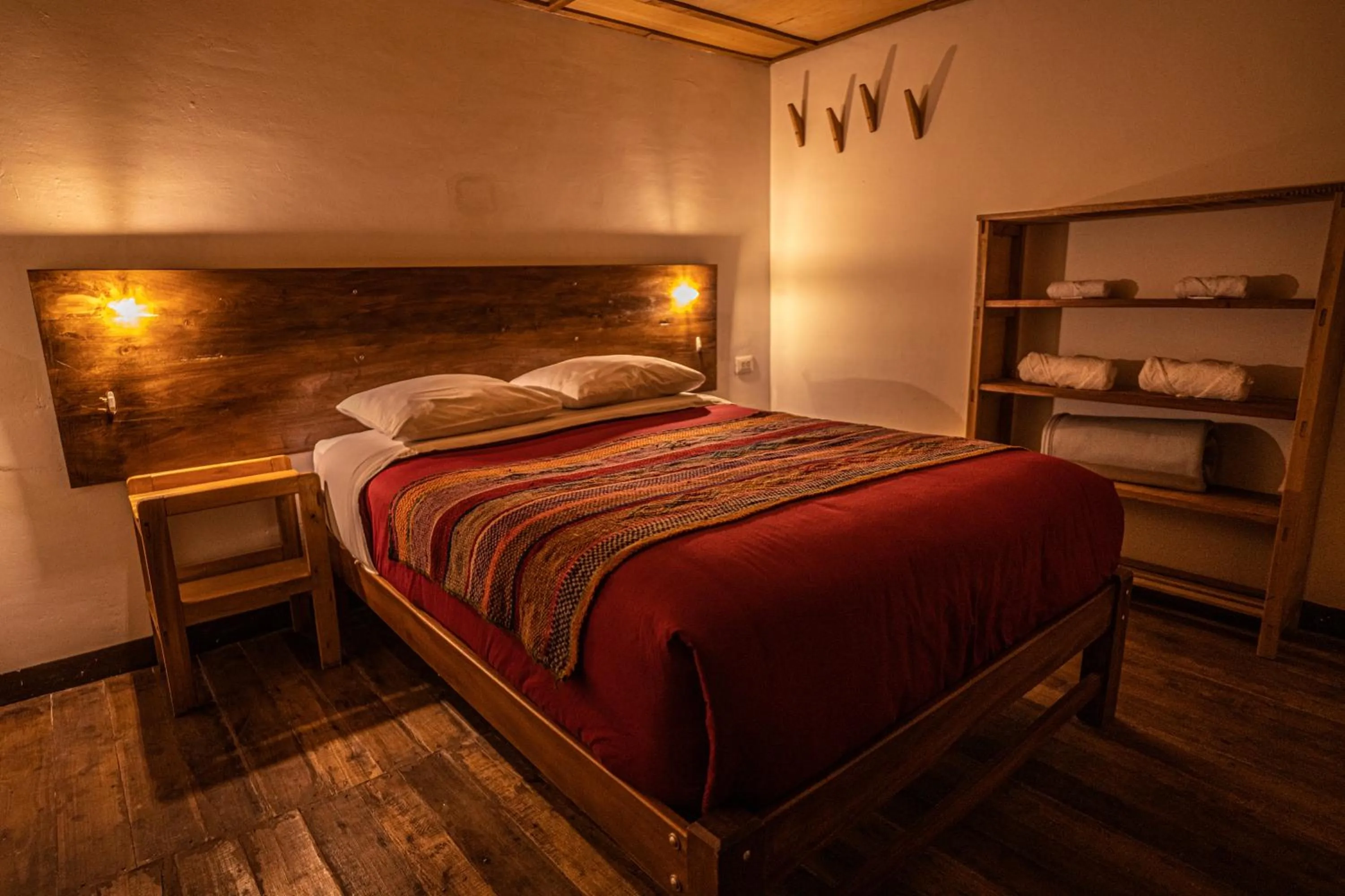 Bed in MAMA GREEN HOSTAL - Eco Andean Experience and Permaculture Farm - Vegetarian Breakfast