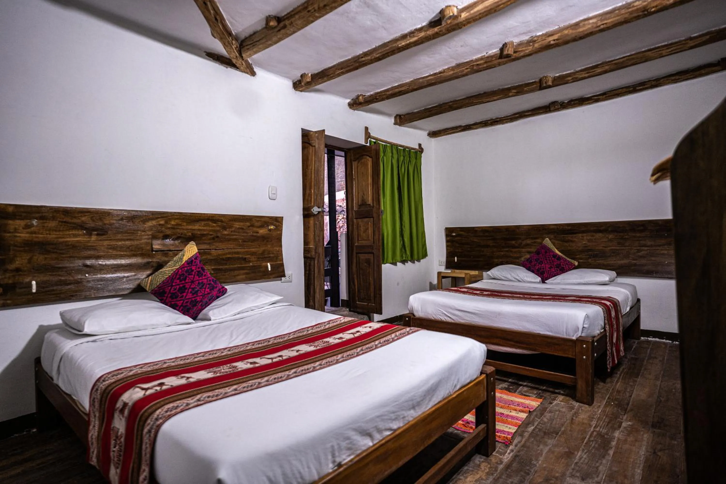 Bed in MAMA GREEN HOSTAL - Eco Andean Experience and Permaculture Farm - Vegetarian Breakfast