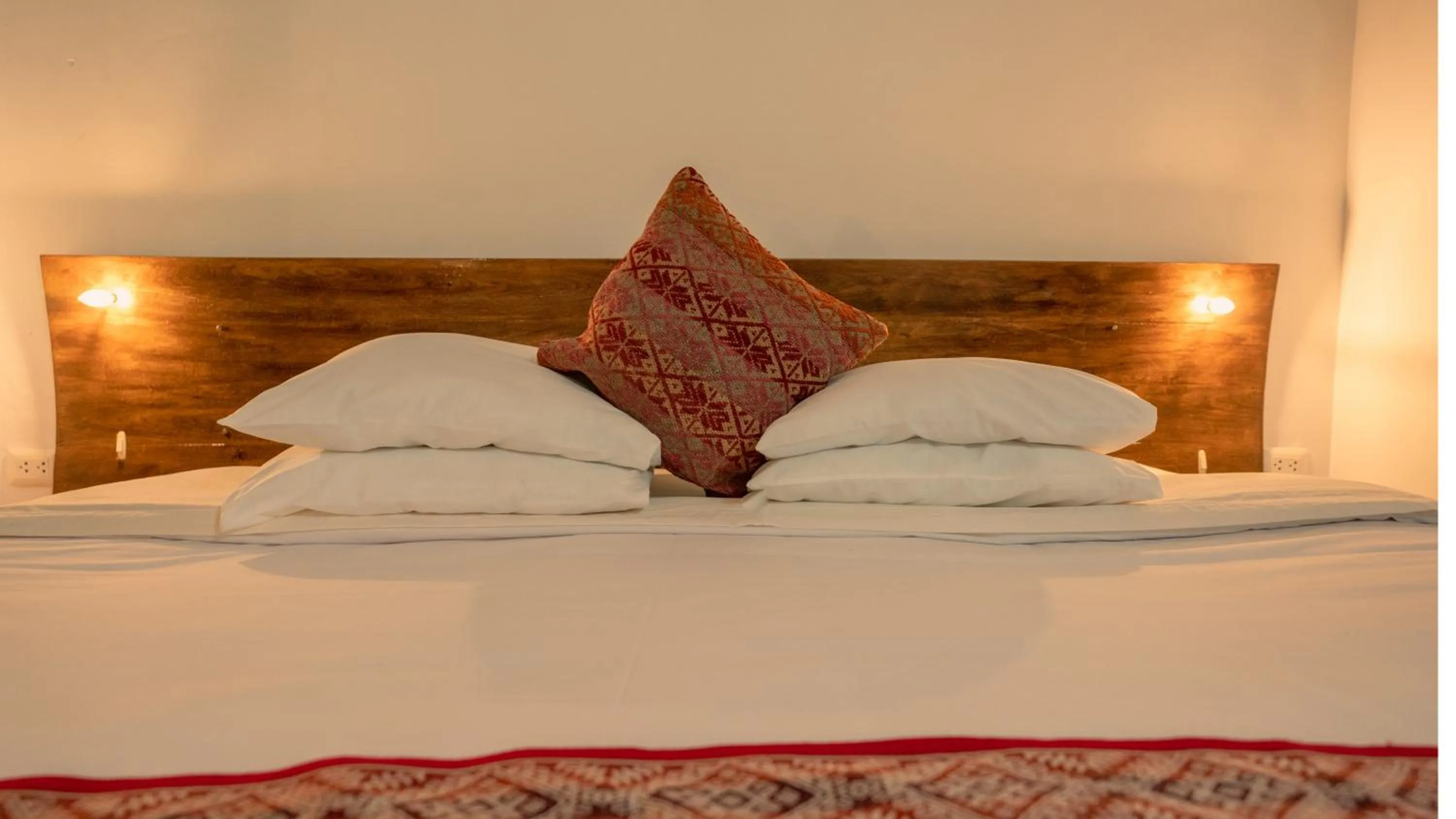 Bed in MAMA GREEN HOSTAL - Eco Andean Experience and Permaculture Farm - Vegetarian Breakfast