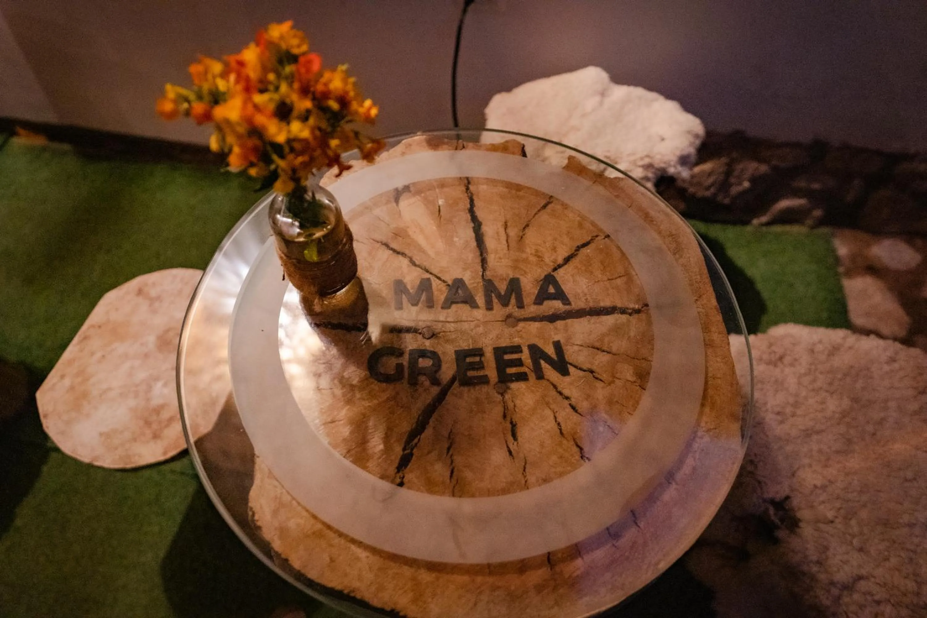 Dining area in MAMA GREEN HOSTAL - Eco Andean Experience and Permaculture Farm - Vegetarian Breakfast