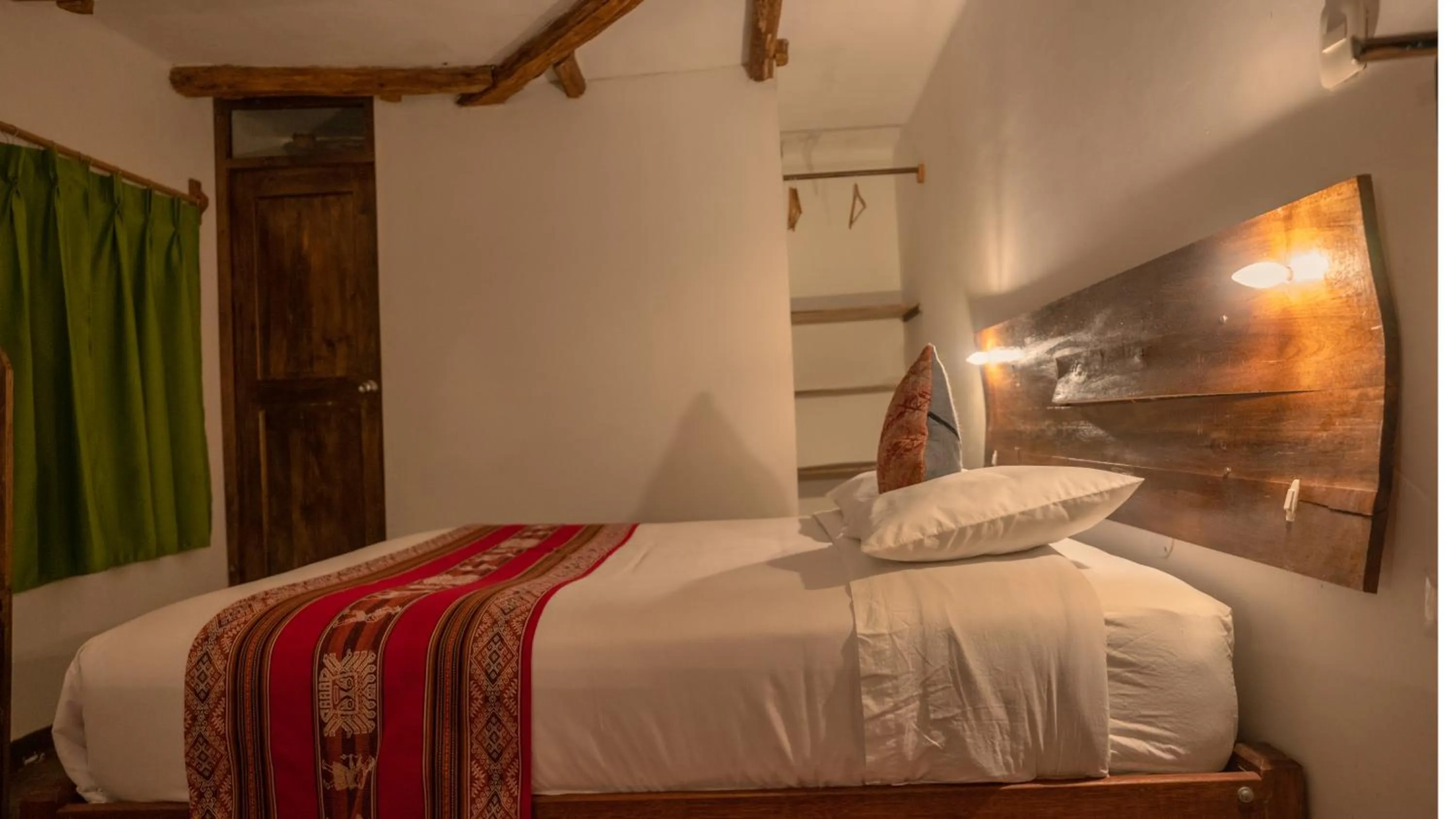 Bed in MAMA GREEN HOSTAL - Eco Andean Experience and Permaculture Farm - Vegetarian Breakfast