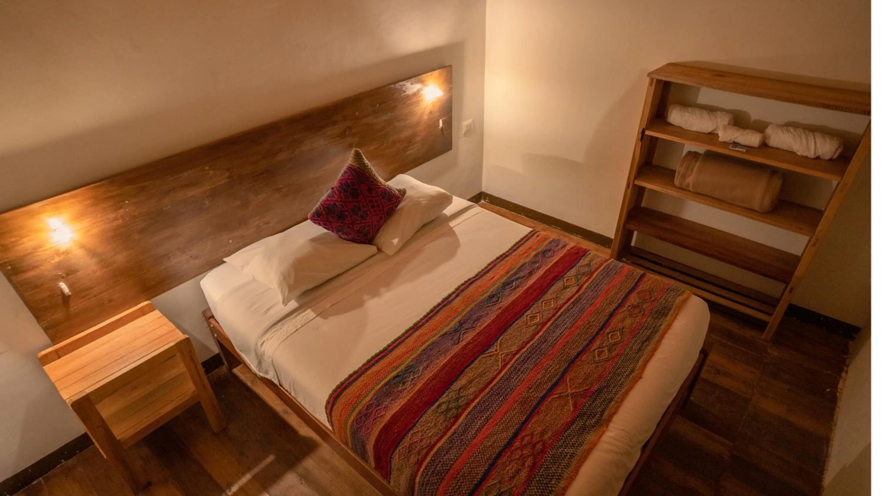 Bed in MAMA GREEN HOSTAL - Eco Andean Experience and Permaculture Farm - Vegetarian Breakfast