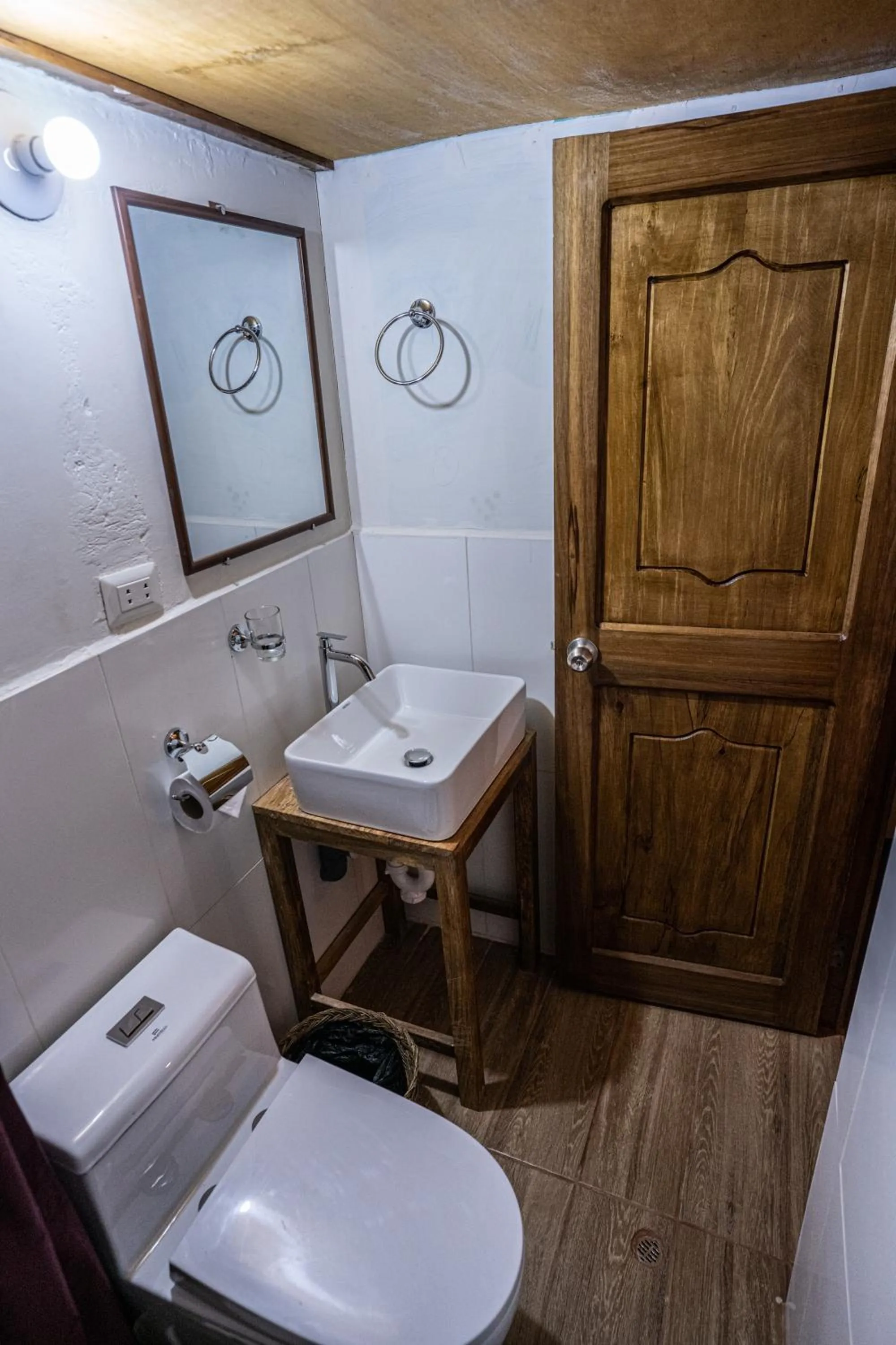 Bathroom in MAMA GREEN HOSTAL - Eco Andean Experience and Permaculture Farm - Vegetarian Breakfast