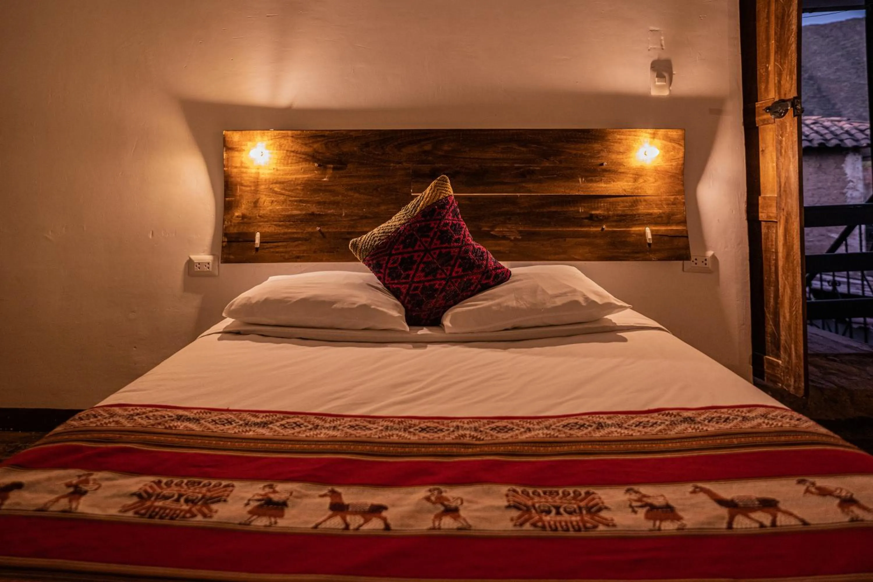 Bed in MAMA GREEN HOSTAL - Eco Andean Experience and Permaculture Farm - Vegetarian Breakfast