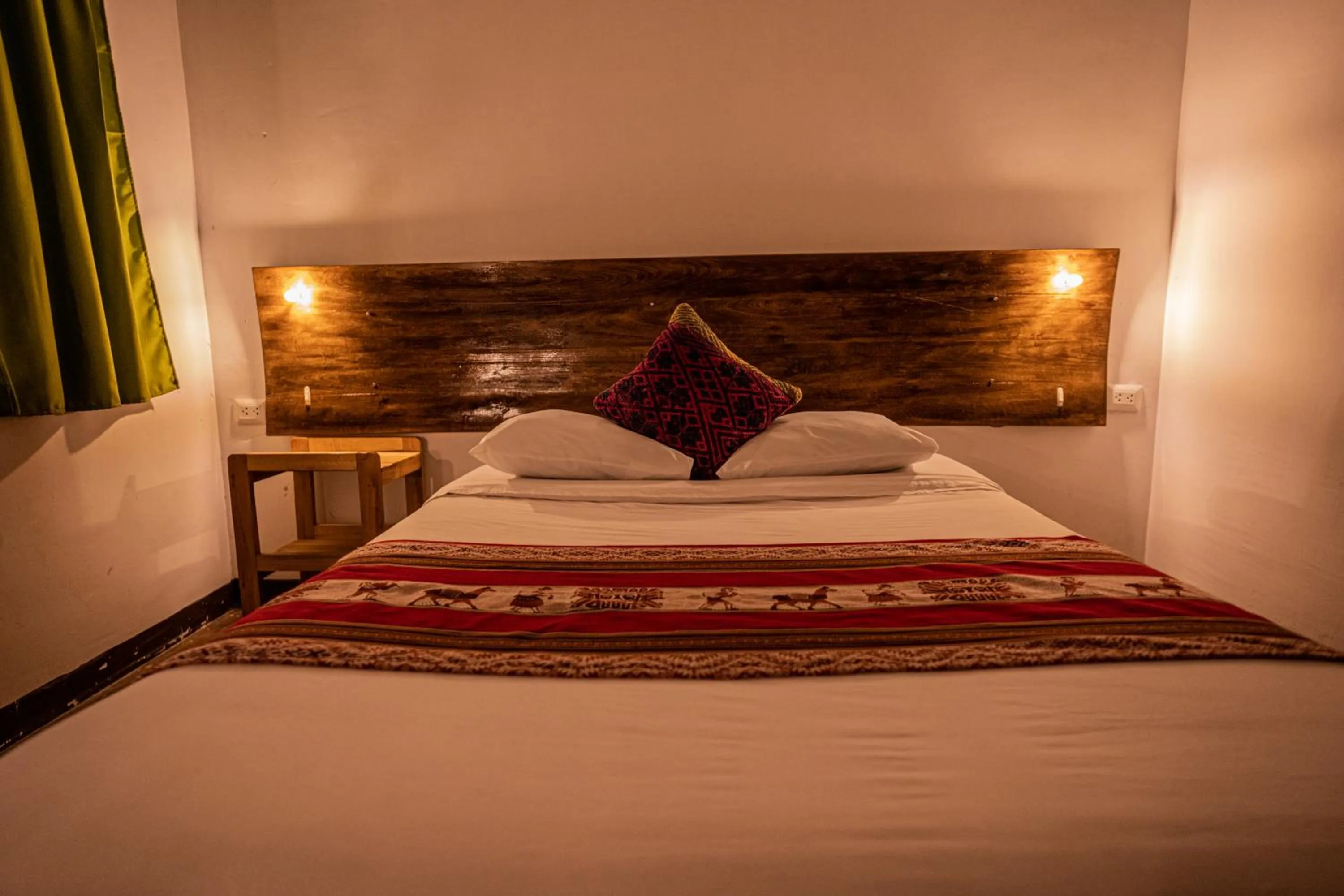 Bed in MAMA GREEN HOSTAL - Eco Andean Experience and Permaculture Farm - Vegetarian Breakfast