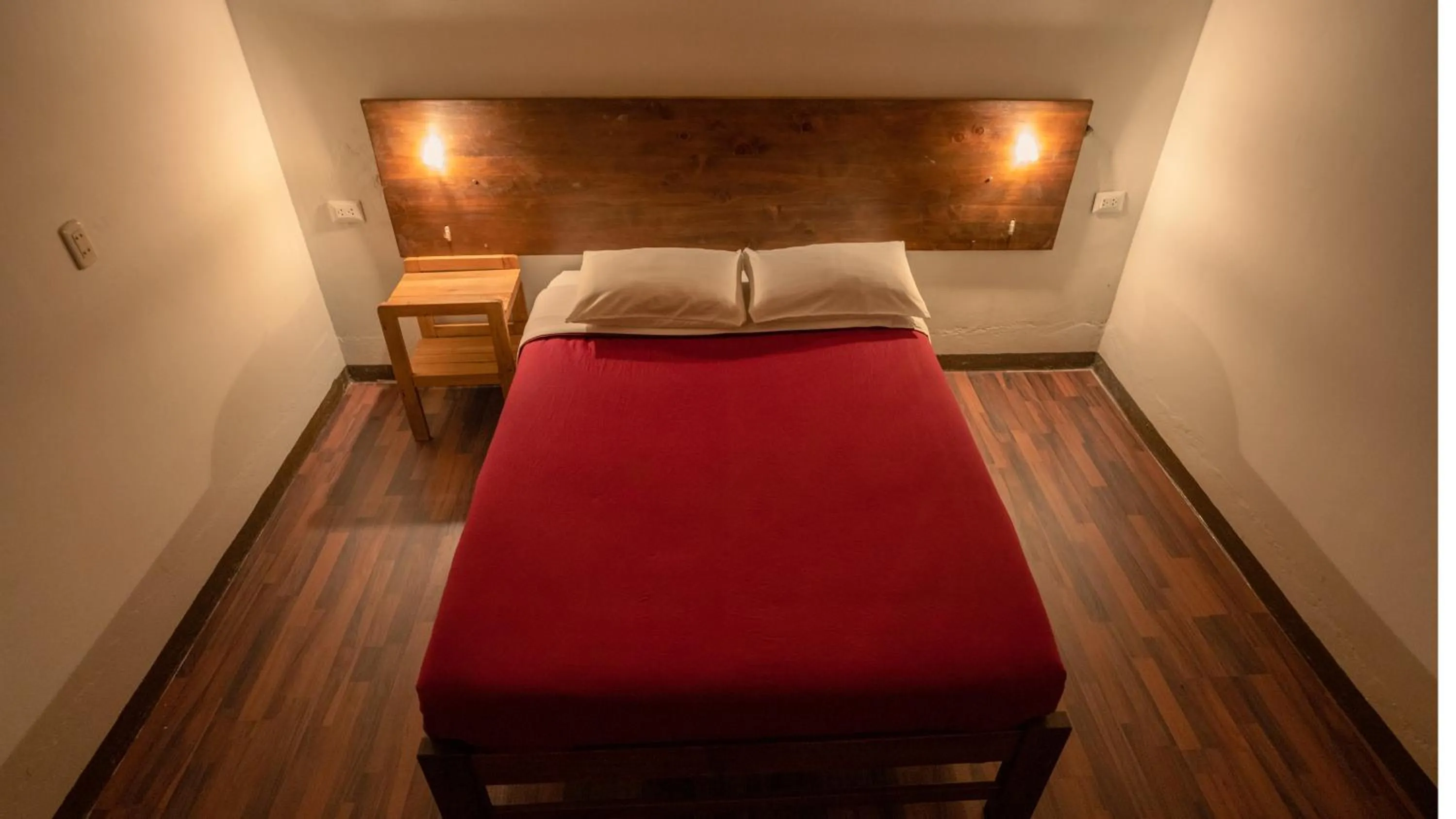 Bed in MAMA GREEN HOSTAL - Eco Andean Experience and Permaculture Farm - Vegetarian Breakfast