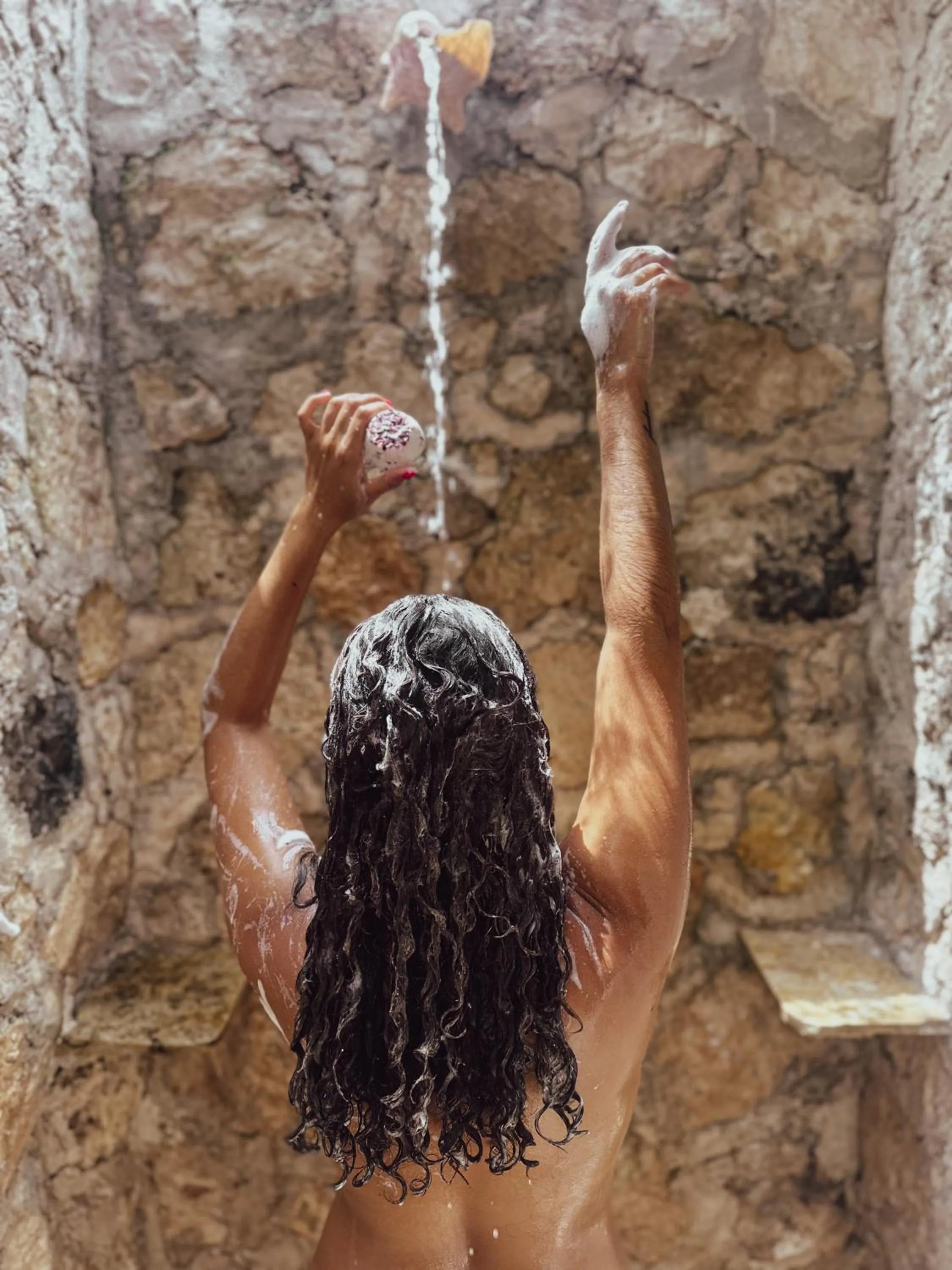 Shower in Aurea Bacalar
