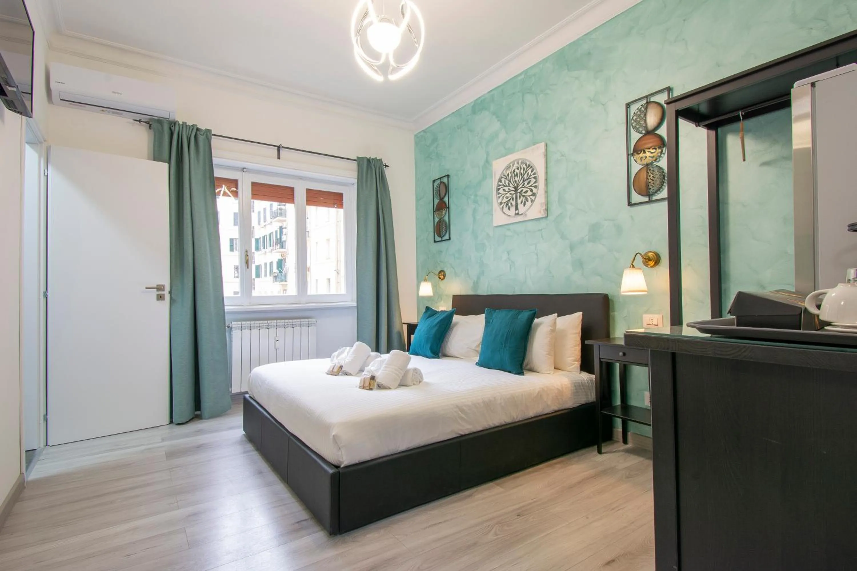 Bed in Luxury Boutique Hotel