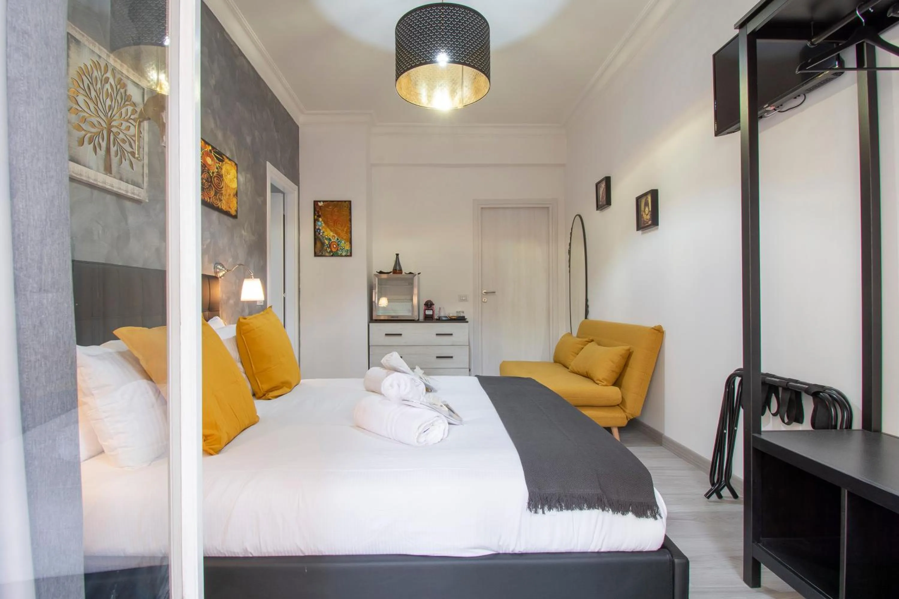 Bed in Luxury Boutique Hotel