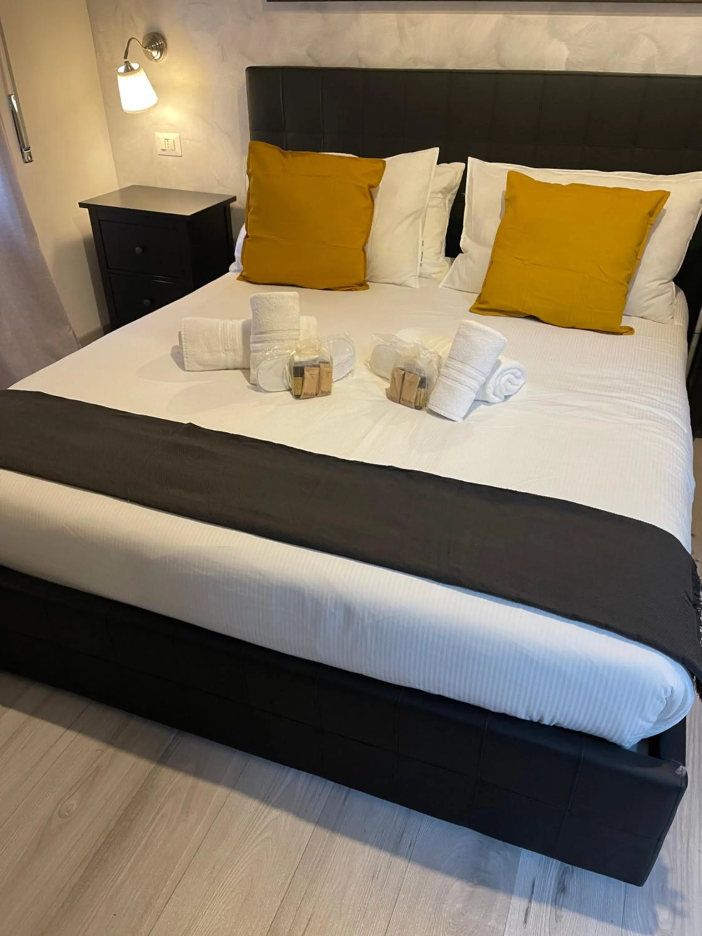 Bed in Luxury Boutique Hotel